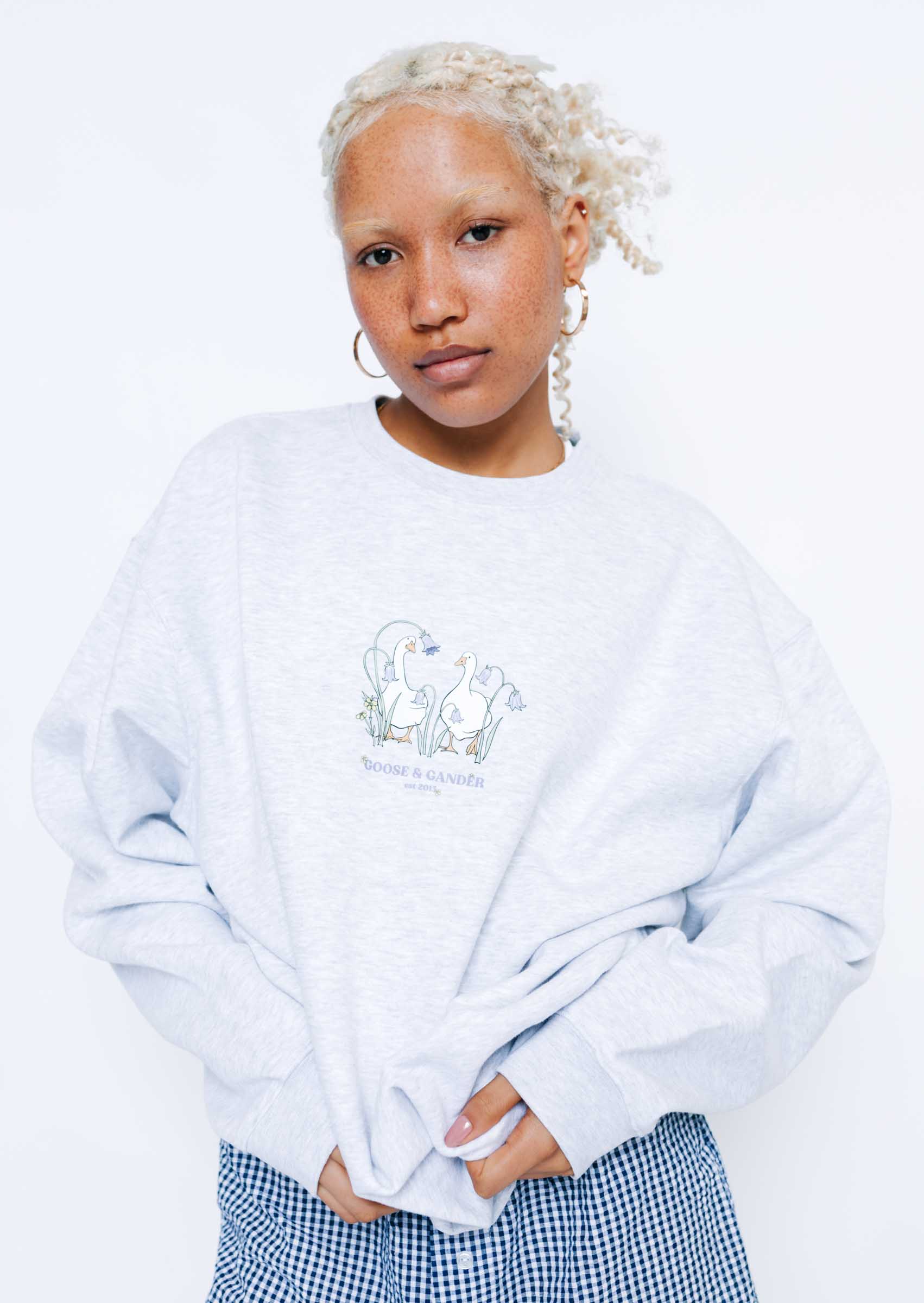 Bluebell Sweatshirt - Ash Grey - Image 7