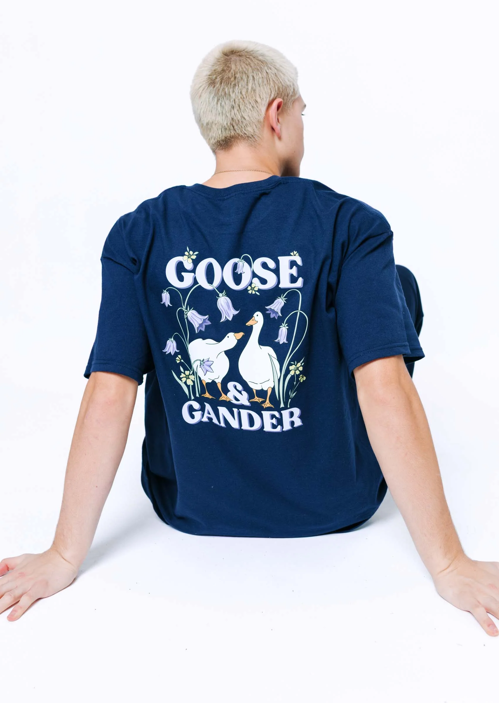 Bluebell Tee - Navy - Image 2