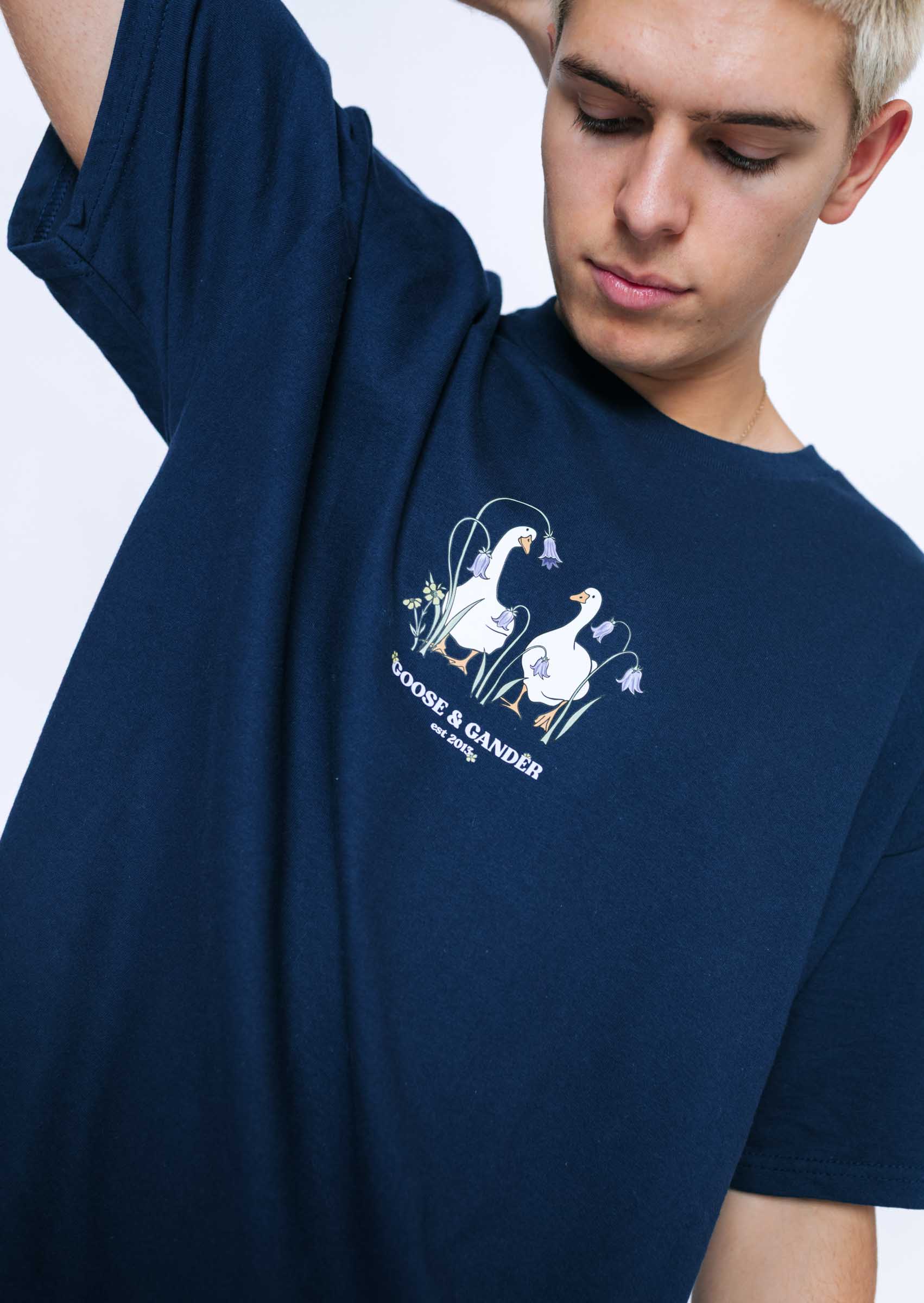 Bluebell Tee - Navy - Image 3