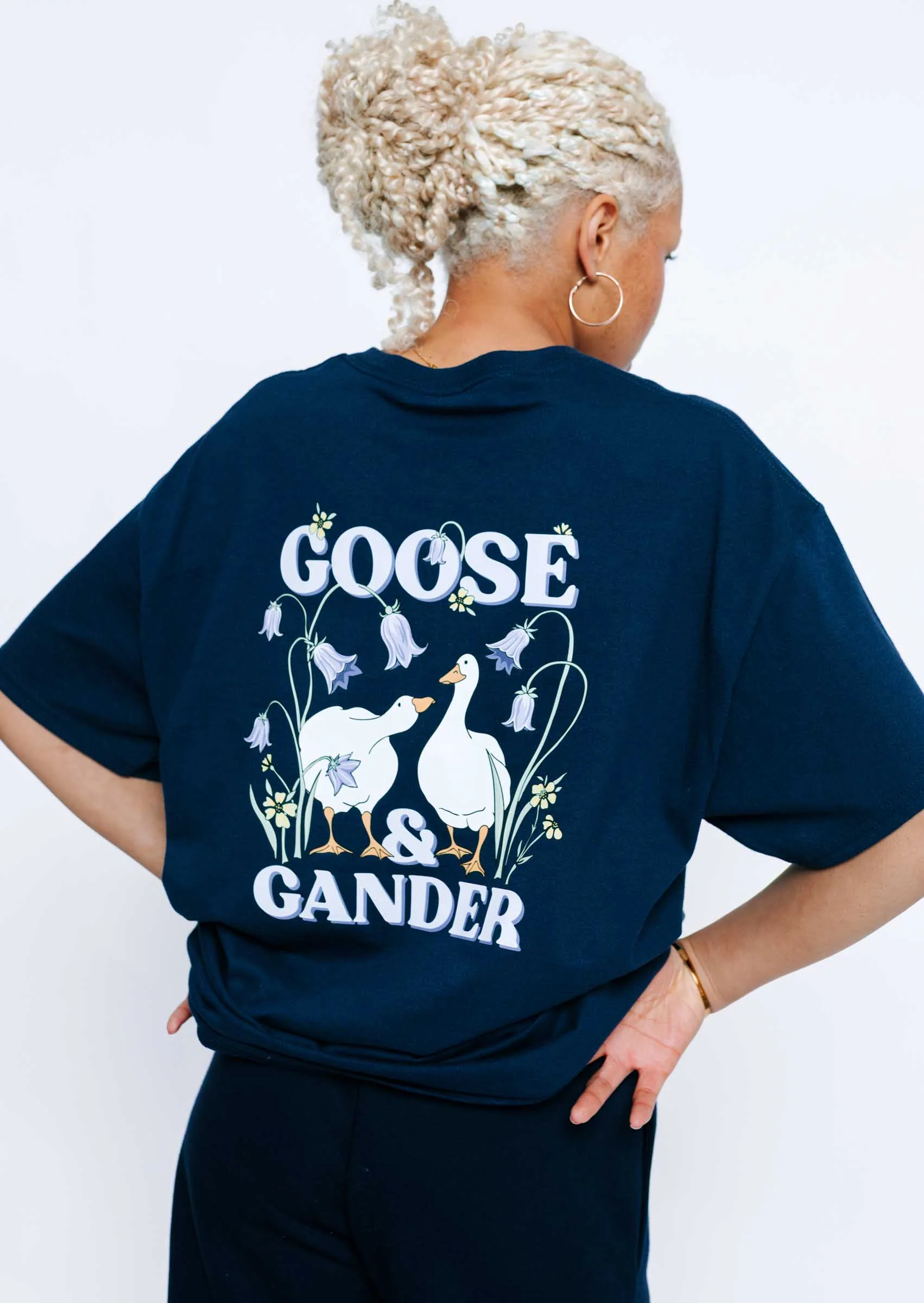 Bluebell Tee - Navy - Image 4