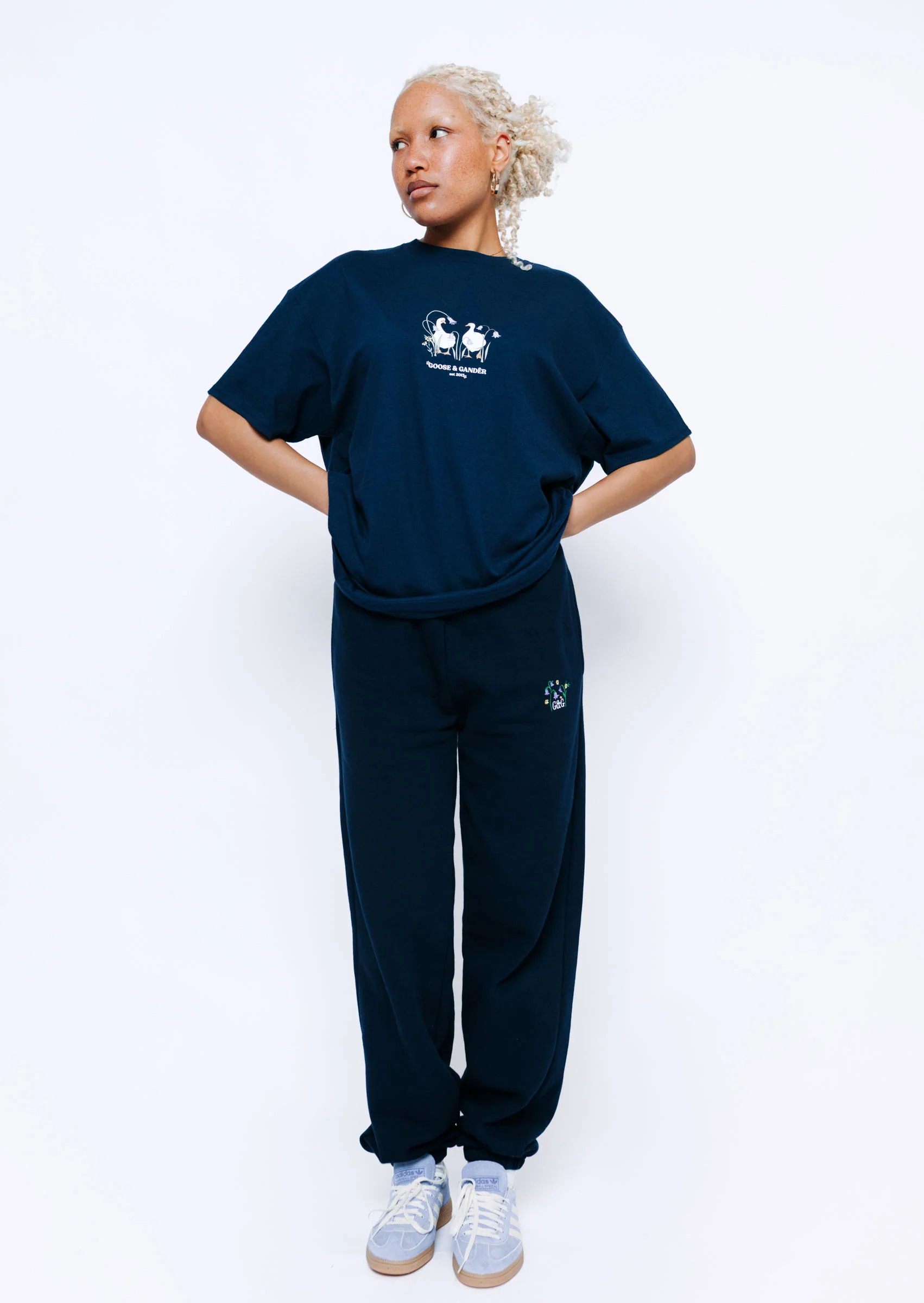 Bluebell Tee - Navy - Image 5