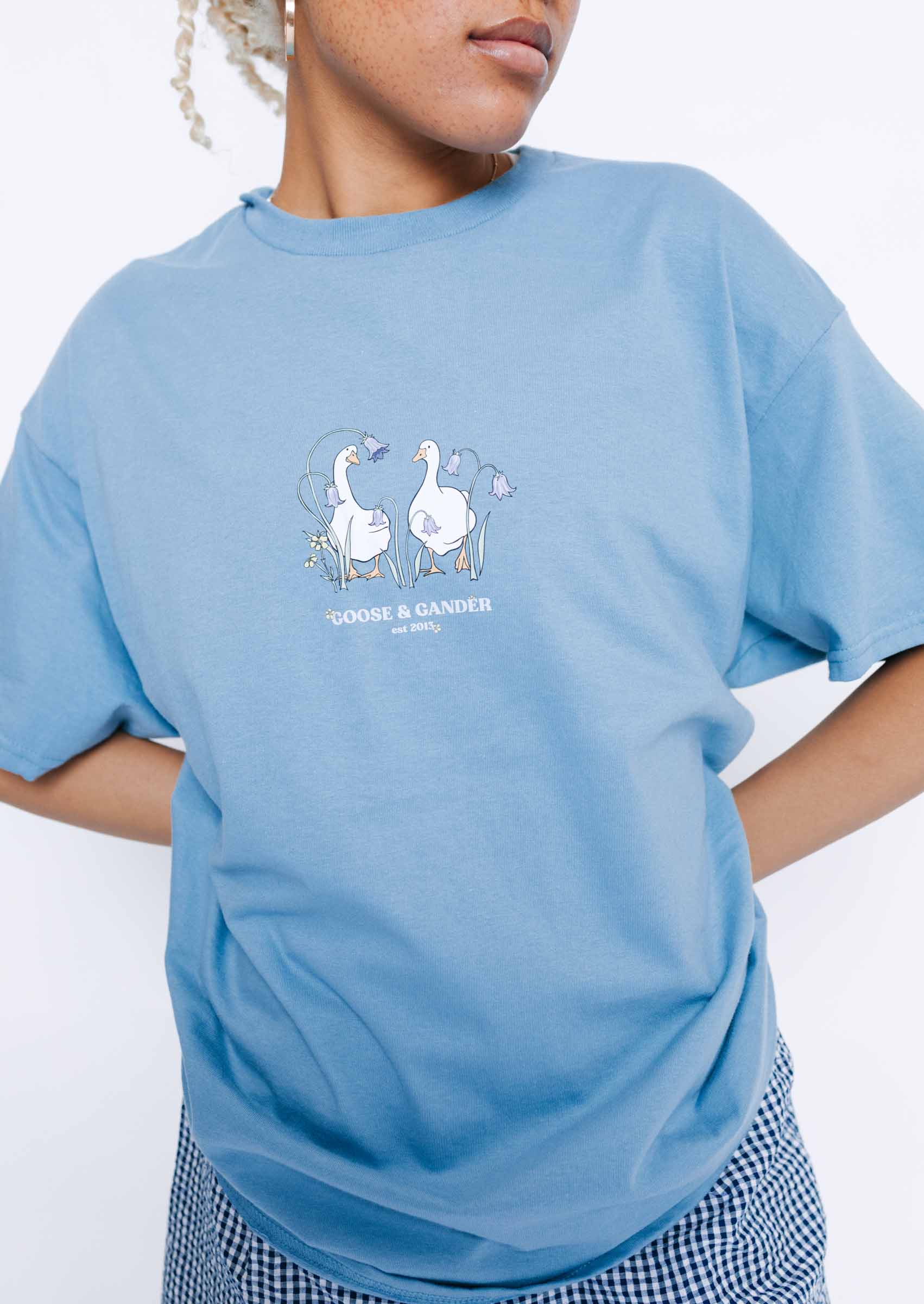 Bluebell Tee - Stone Blue - Image 4