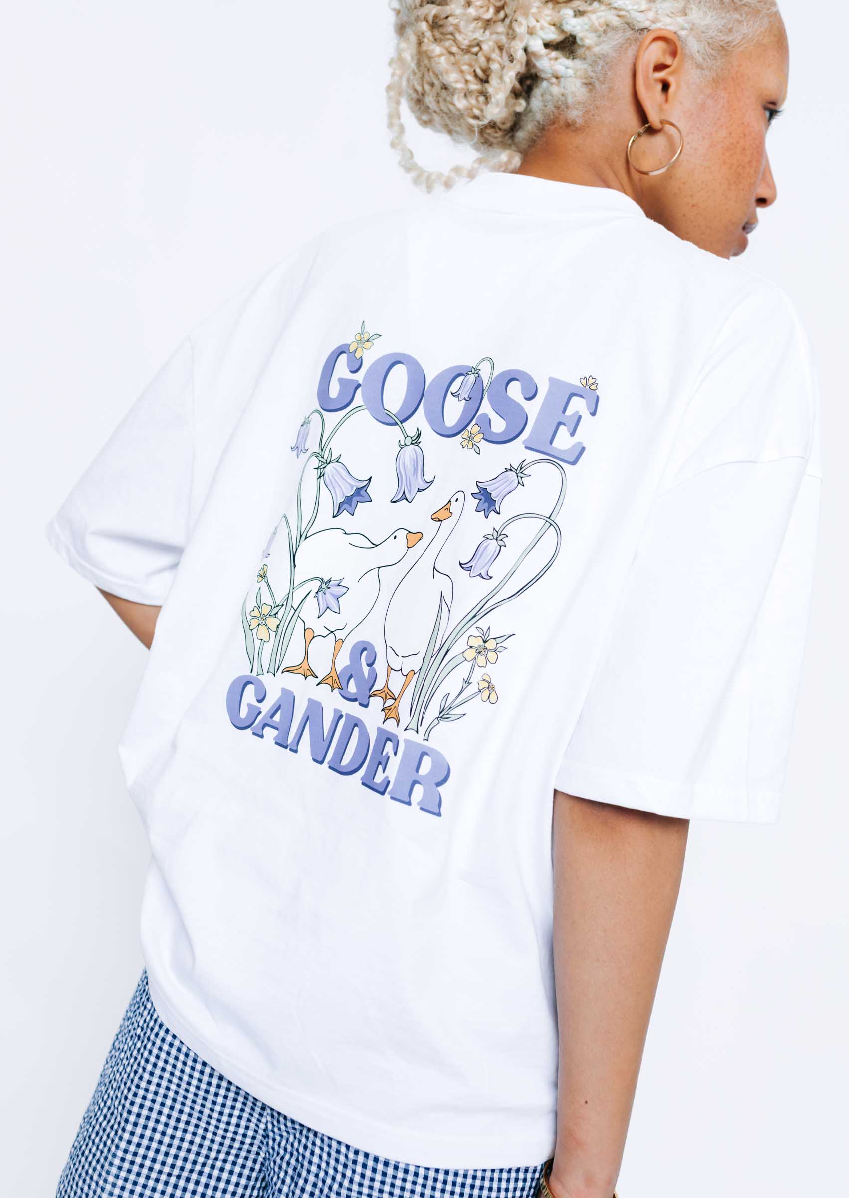 Bluebell Boxy Tee - White - Image 2