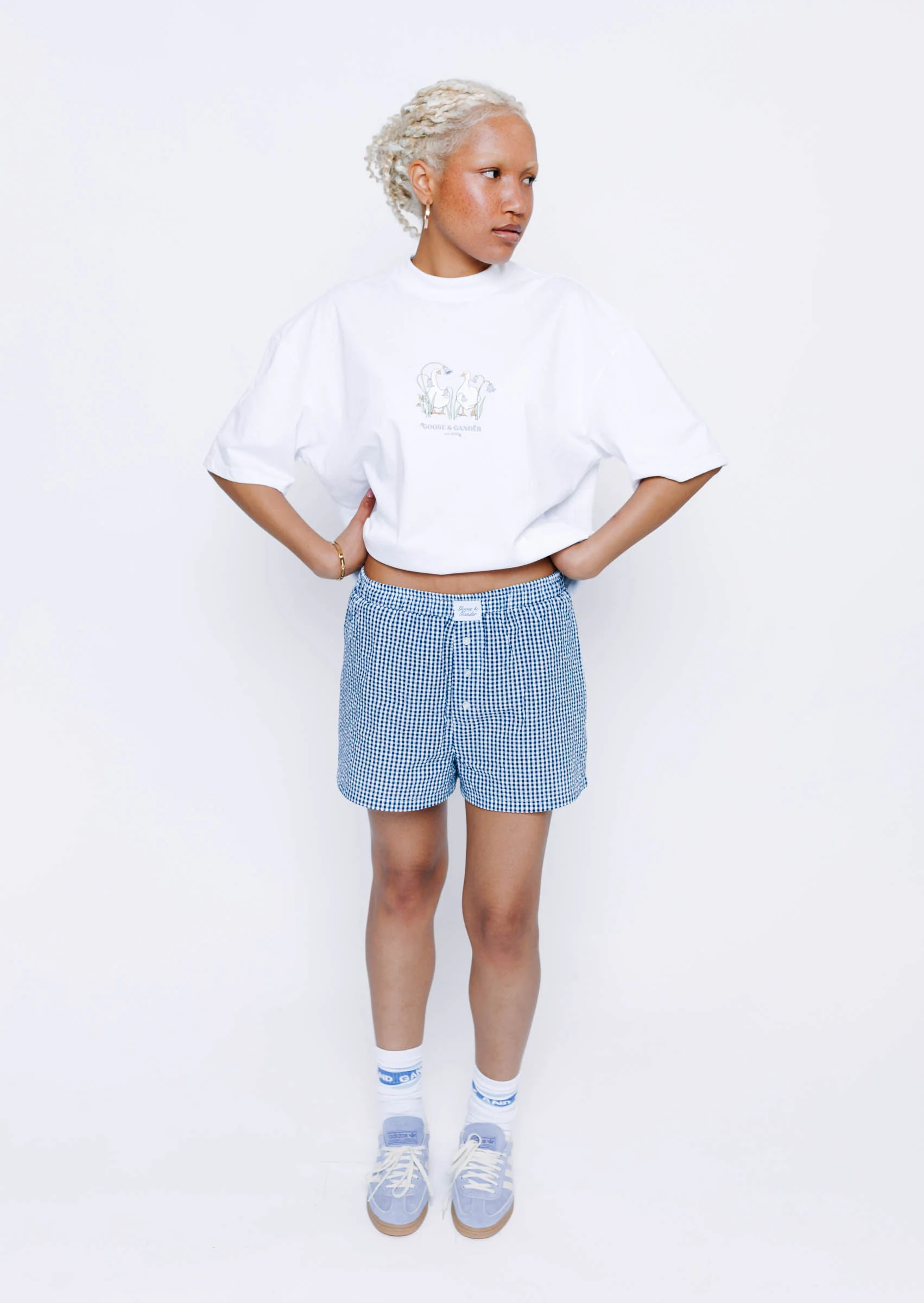 Bluebell Boxy Tee - White - Image 4