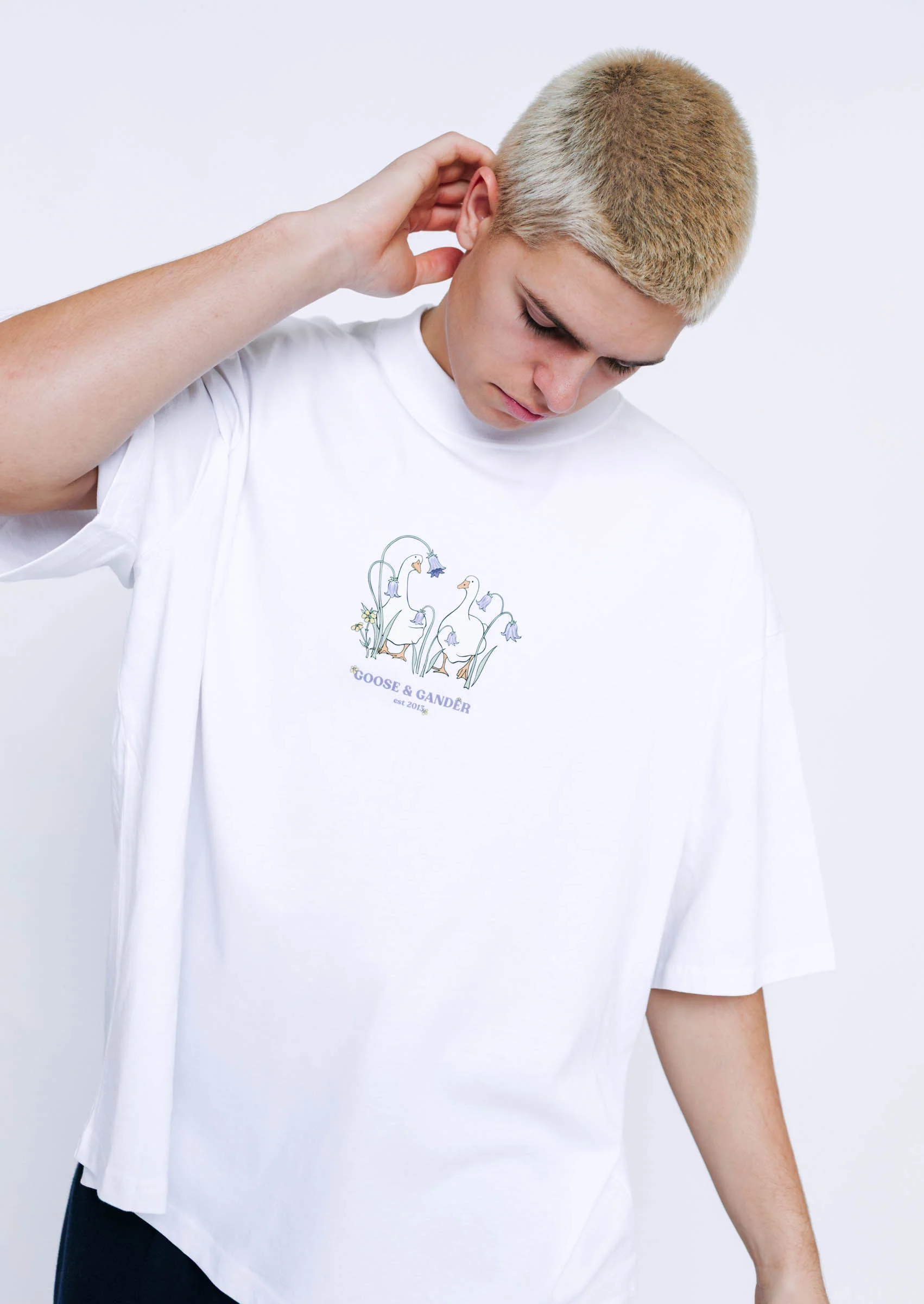 Bluebell Boxy Tee - White - Image 6
