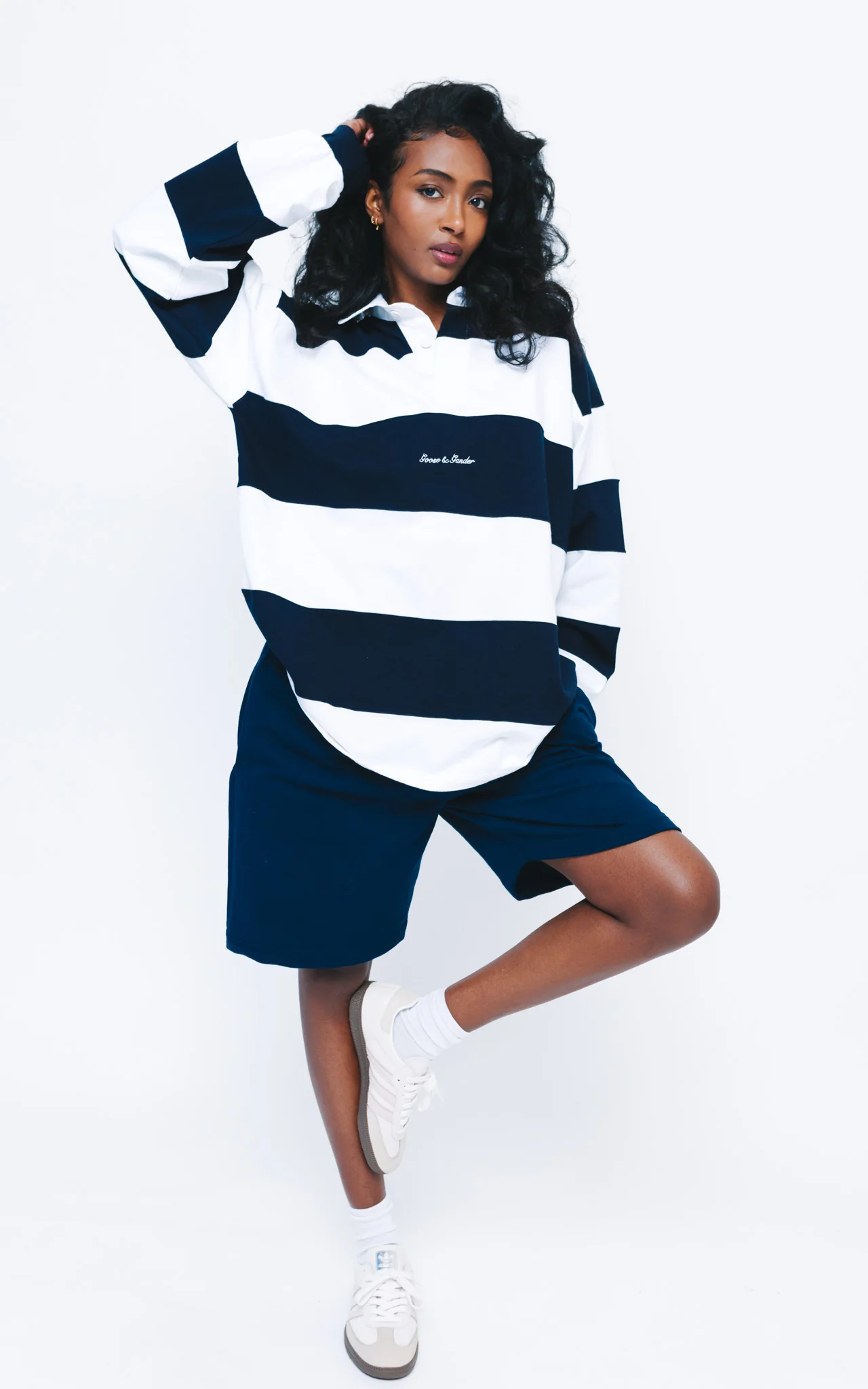 Rugby Shirt - Navy - Image 3
