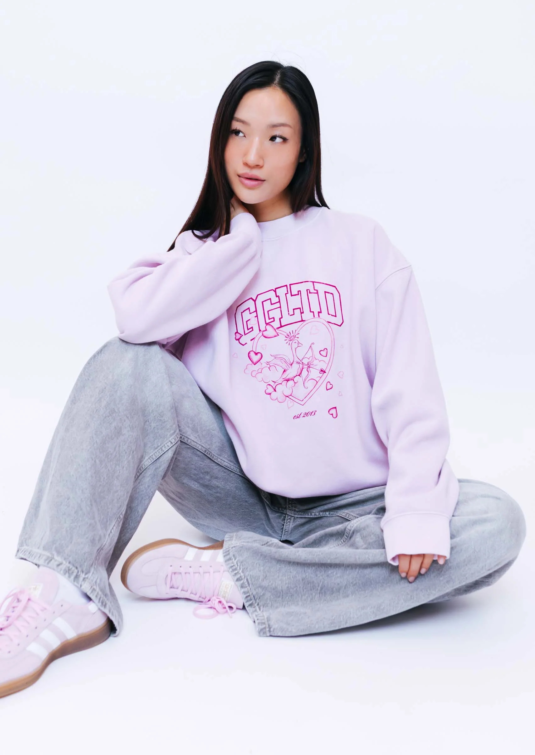 Cupid Sweatshirt - Baby Pink - Image 4