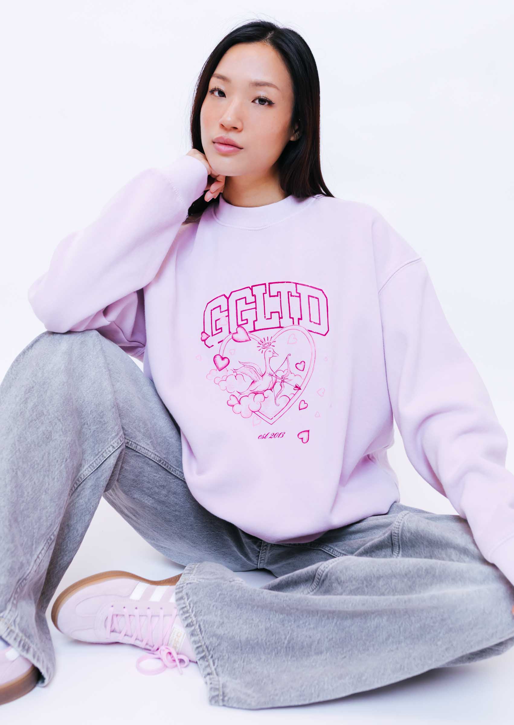 Cupid Sweatshirt - Baby Pink - Image 5