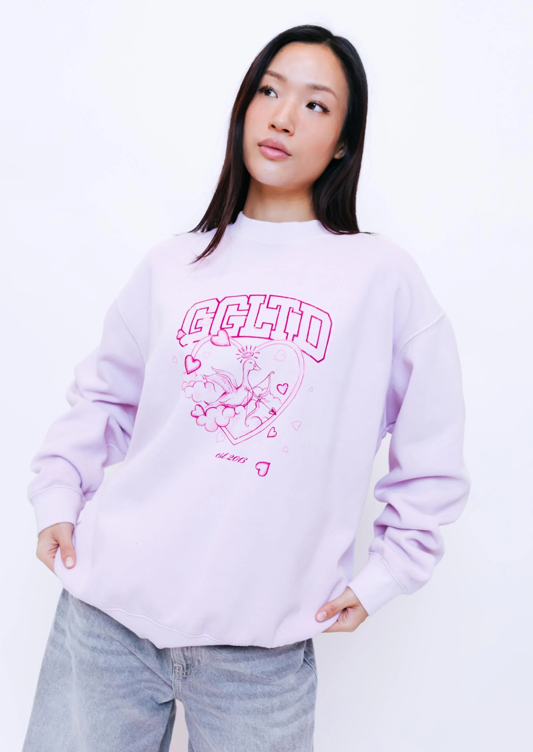 Cupid Sweatshirt - Baby Pink - Image 7