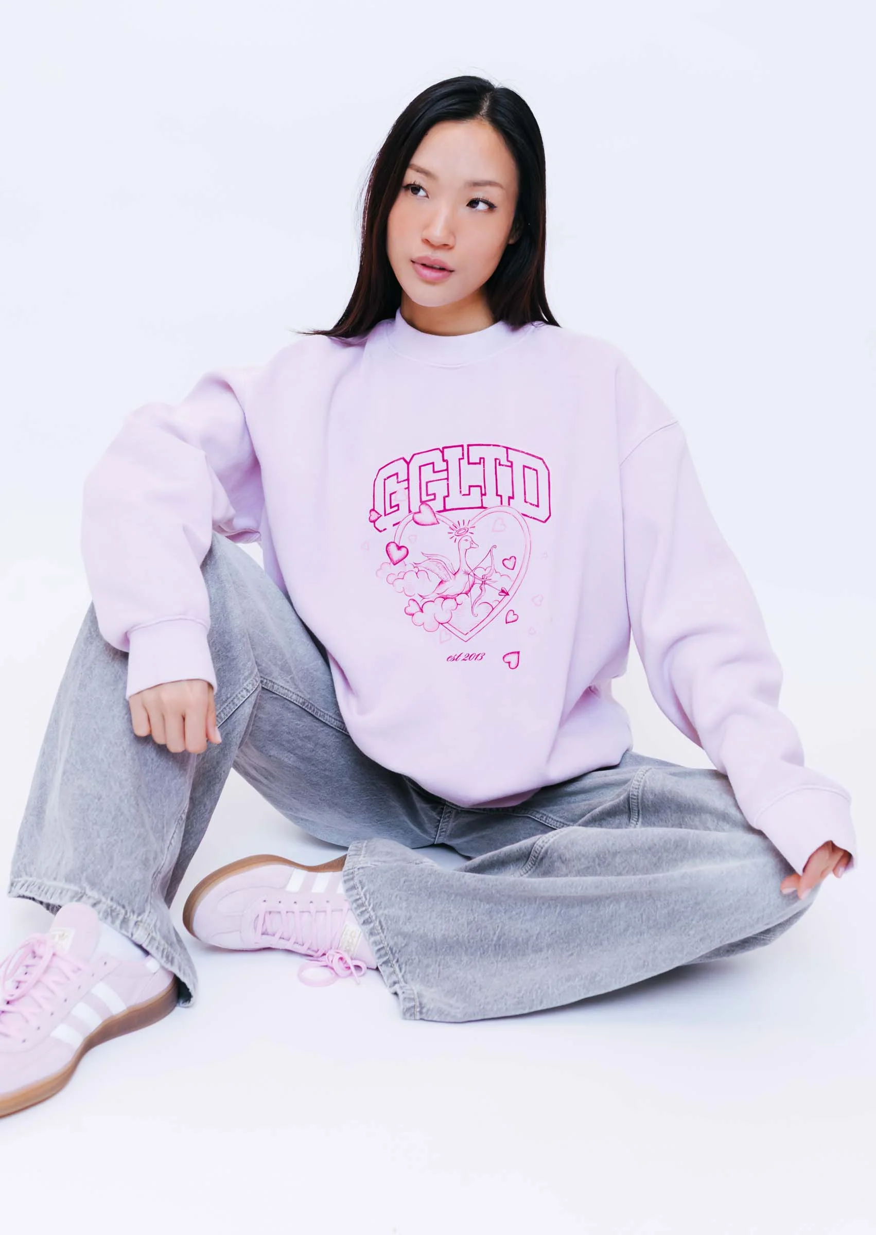 Cupid Sweatshirt - Baby Pink - Image 8