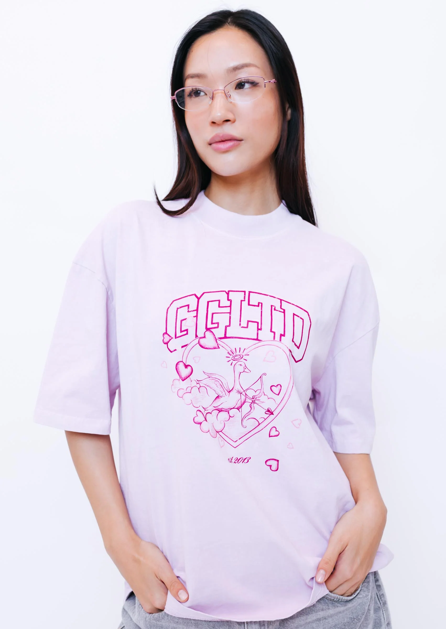 Cupid Tee - Baby Pink - Image 4