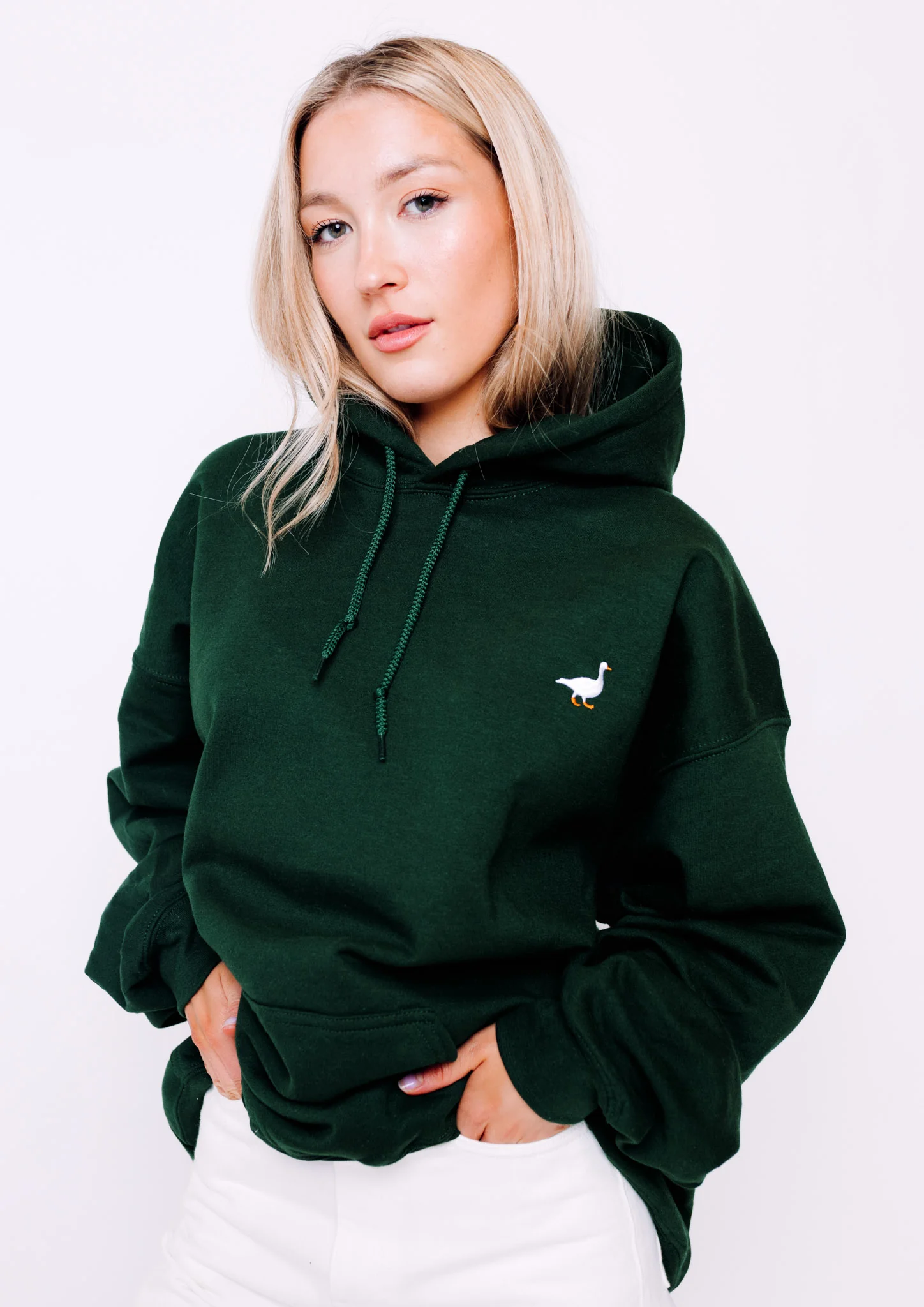Goose Hood - Forest Green - Image 4
