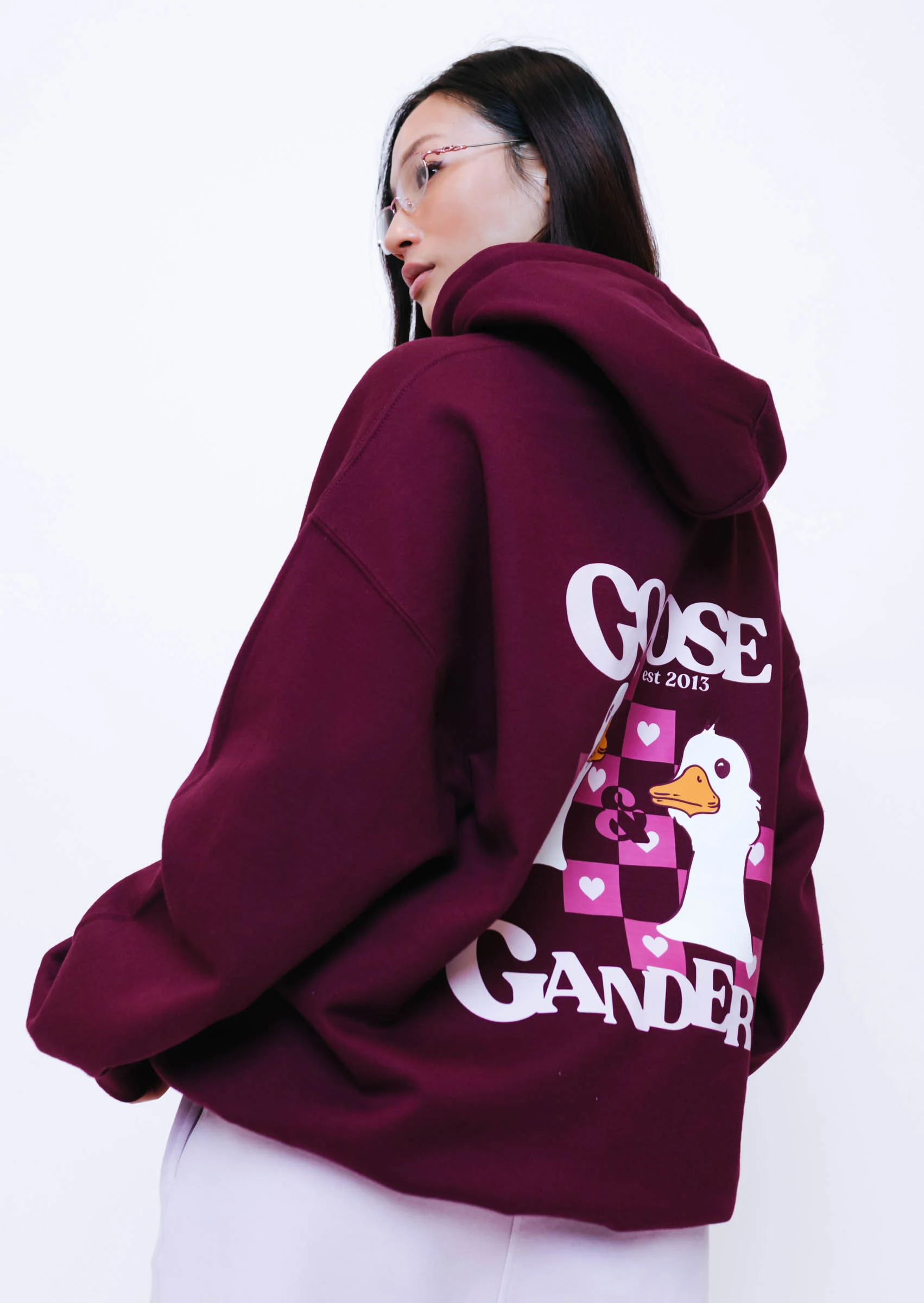 Gambit Hoodie - Burgundy - Image 3
