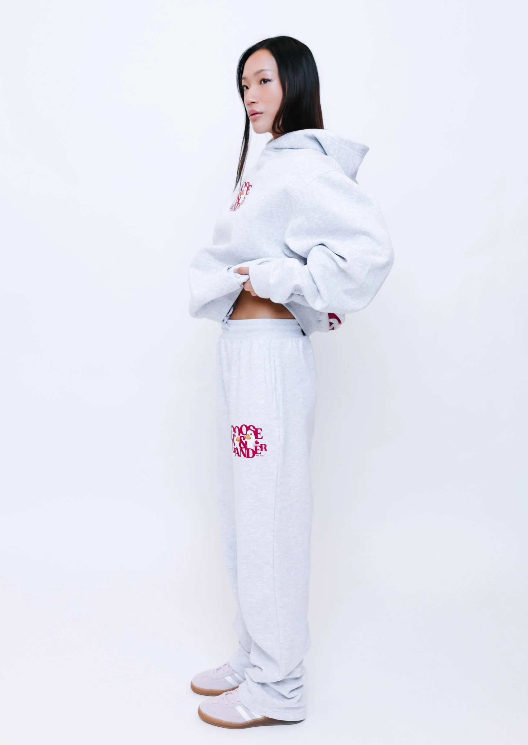 Gambit Straight Leg Joggers - Ash Grey - Image 4