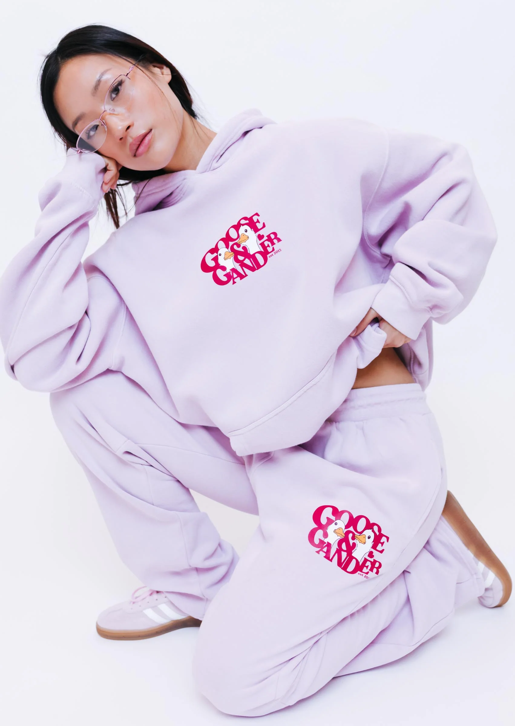 Gambit Straight Leg Joggers - Baby Pink - Image 3