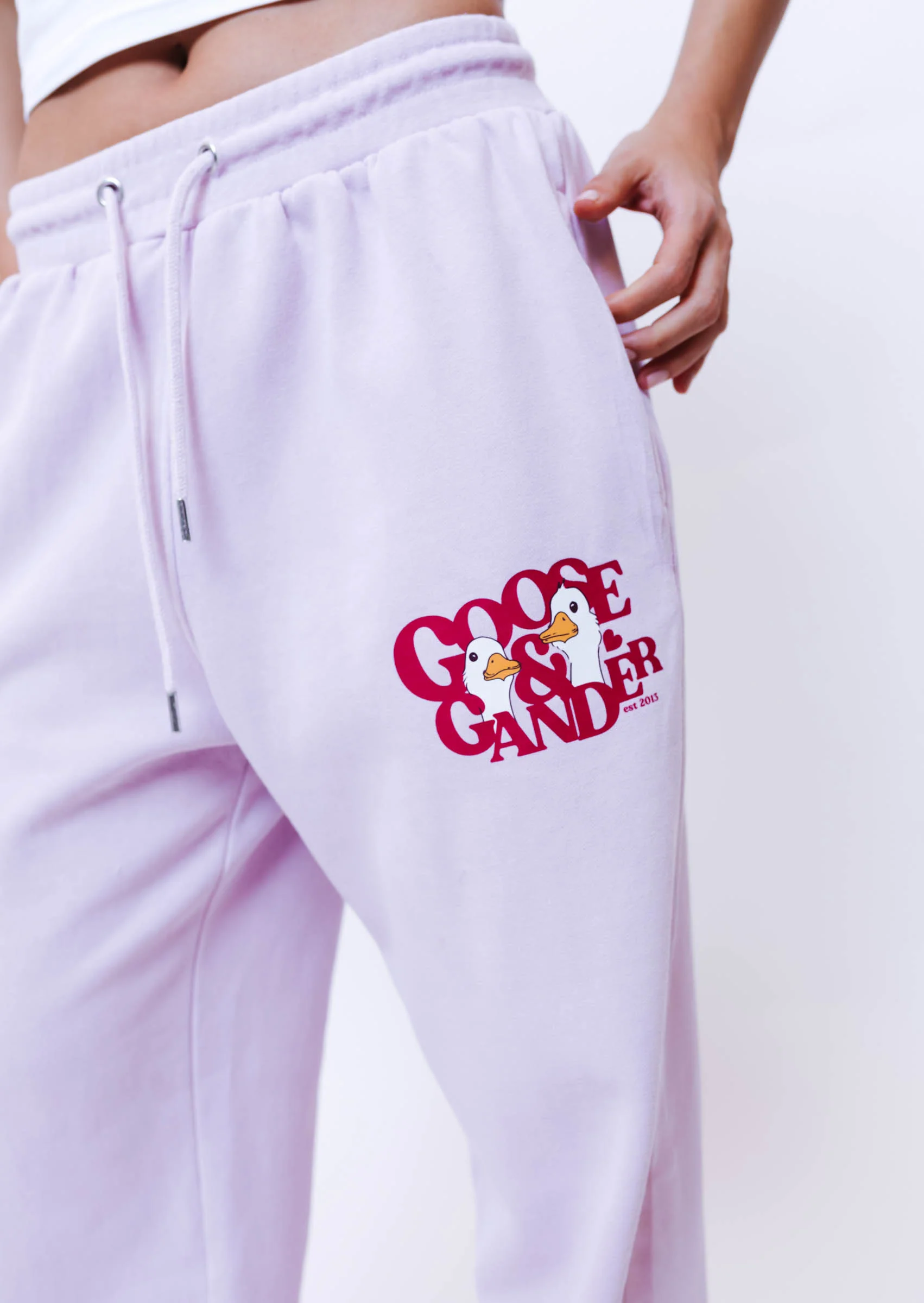 Gambit Straight Leg Joggers - Baby Pink - Image 6