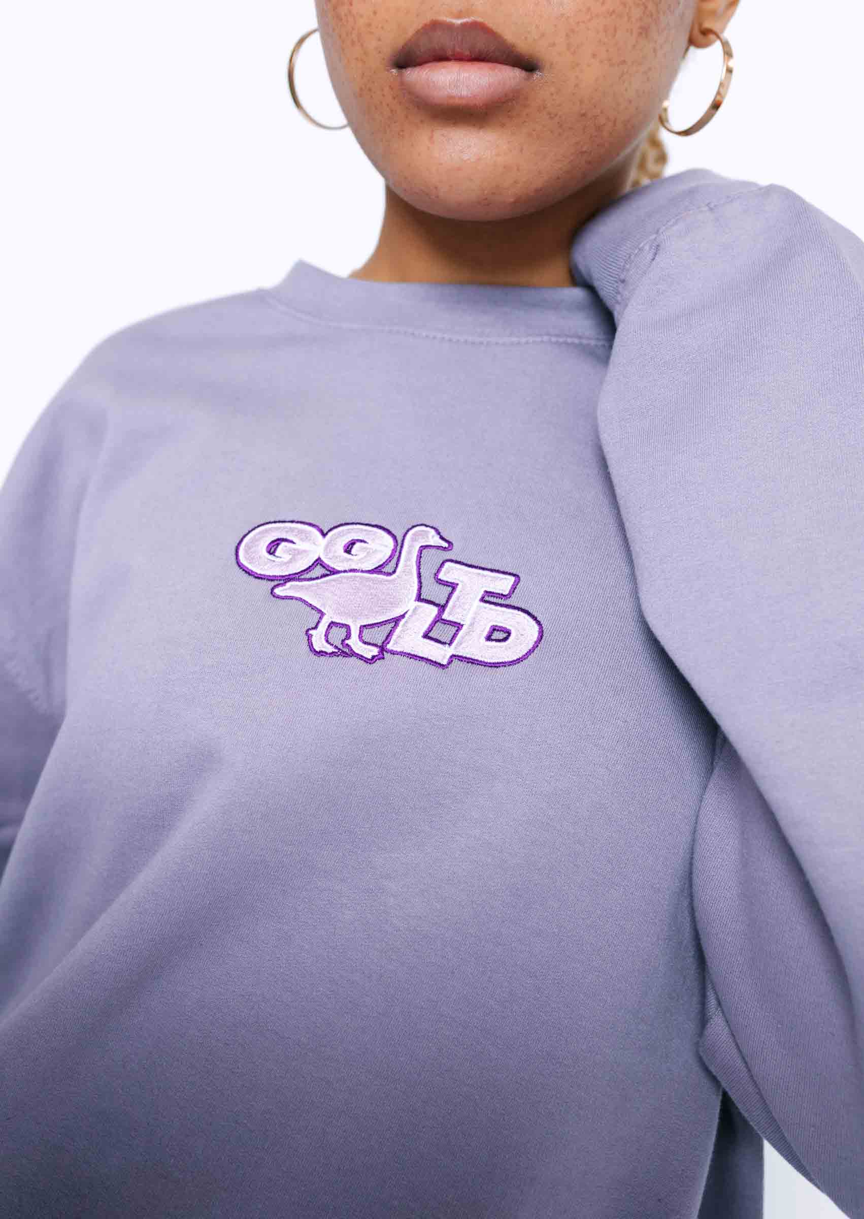 GGLTD Embroidered Sweatshirt - Dusty Lilac - Image 5