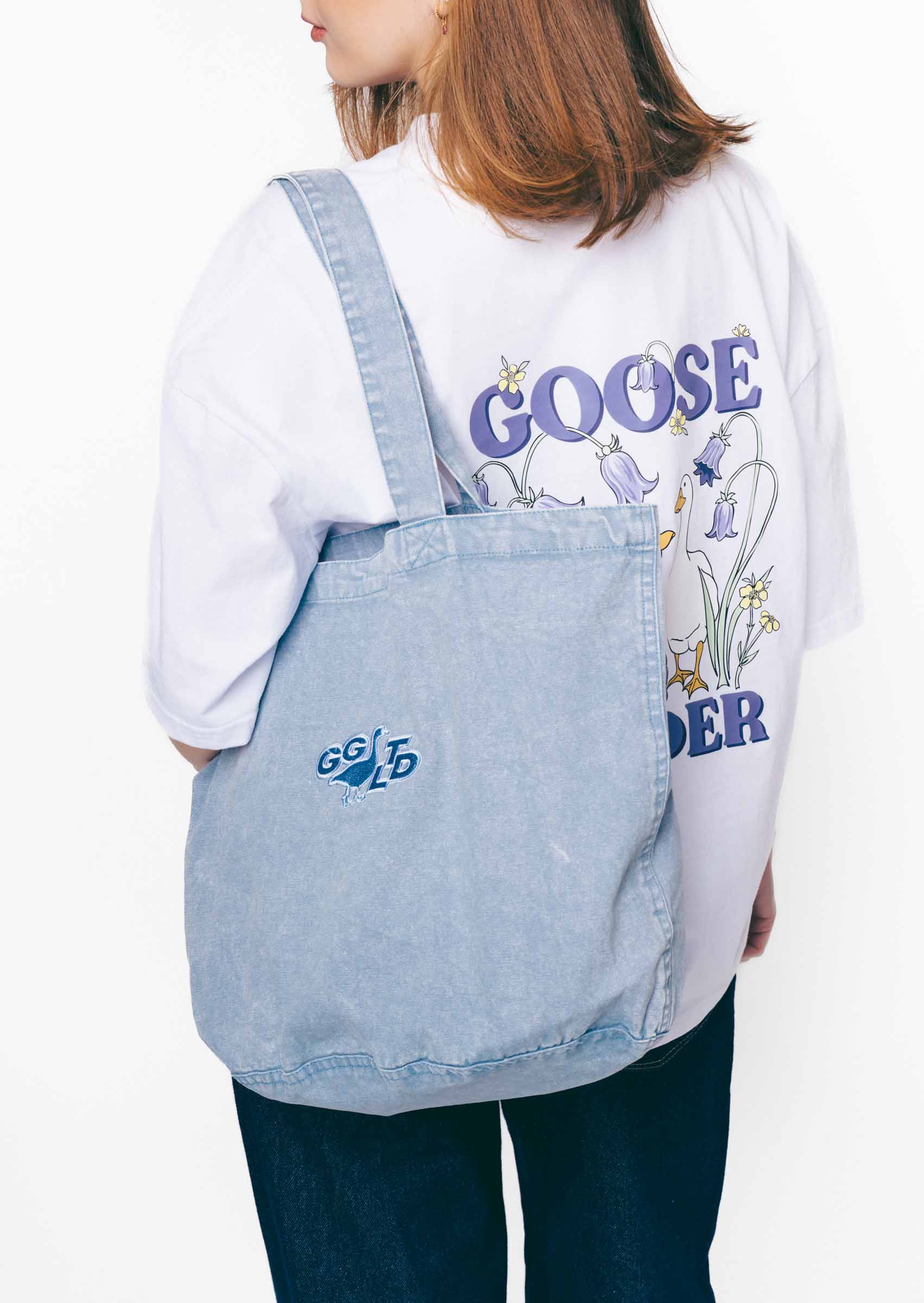 GGLTD Tote Bag - Washed Blue - Image 5