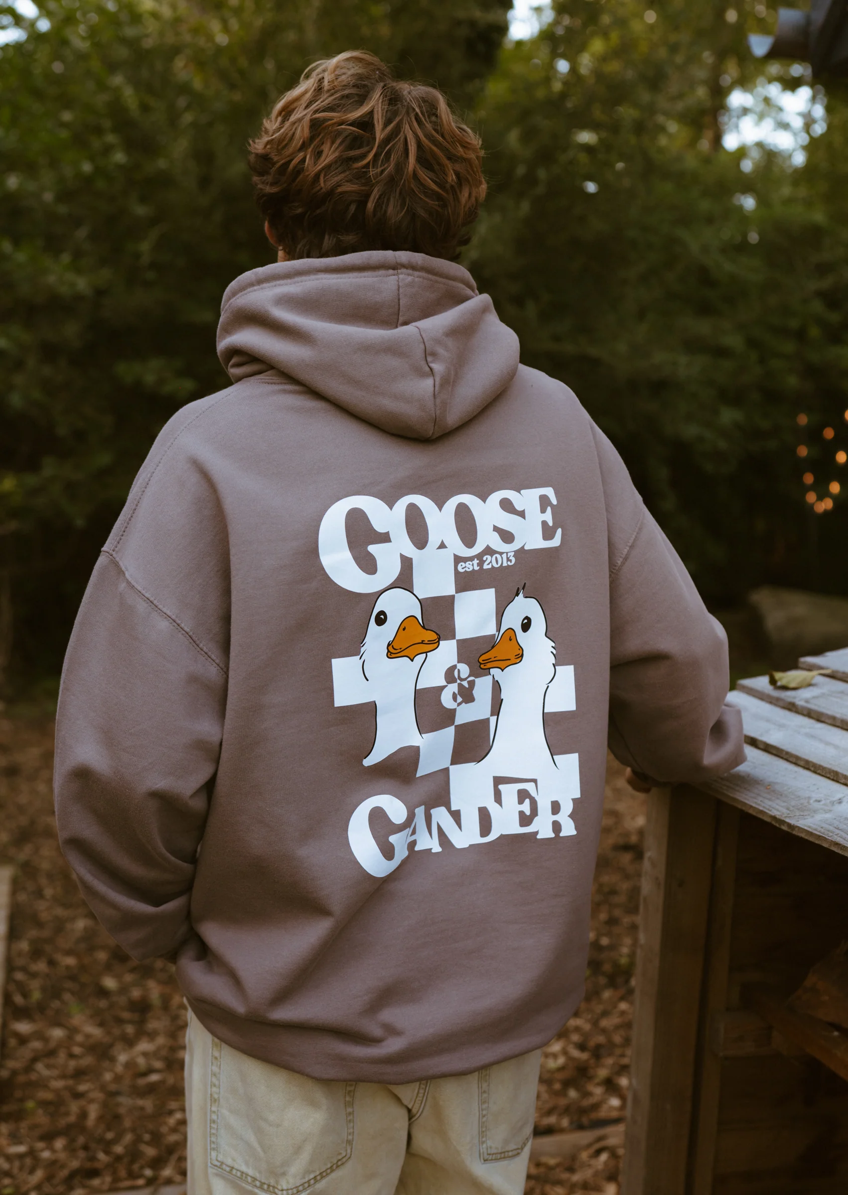 Goose Gambit Hoodie - Mocha - Image 13