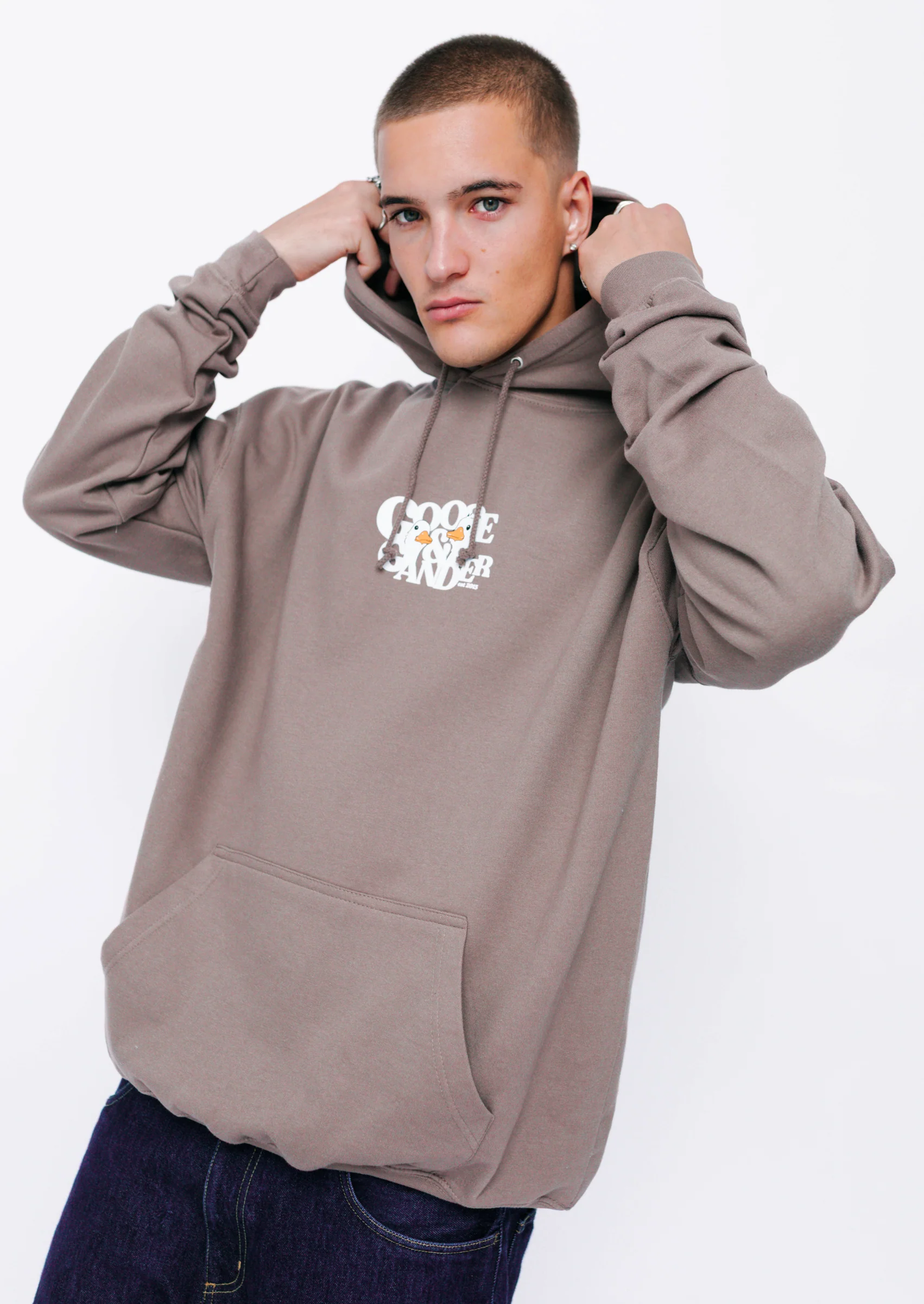 Goose Gambit Hoodie - Mocha - Image 14