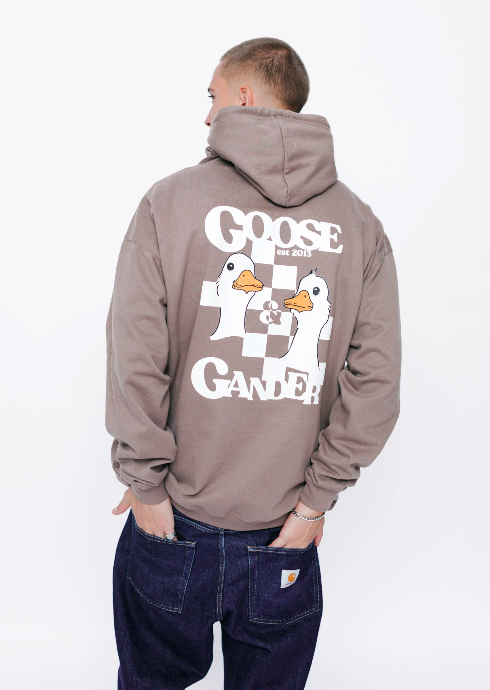Goose Gambit Hoodie - Mocha - Image 15