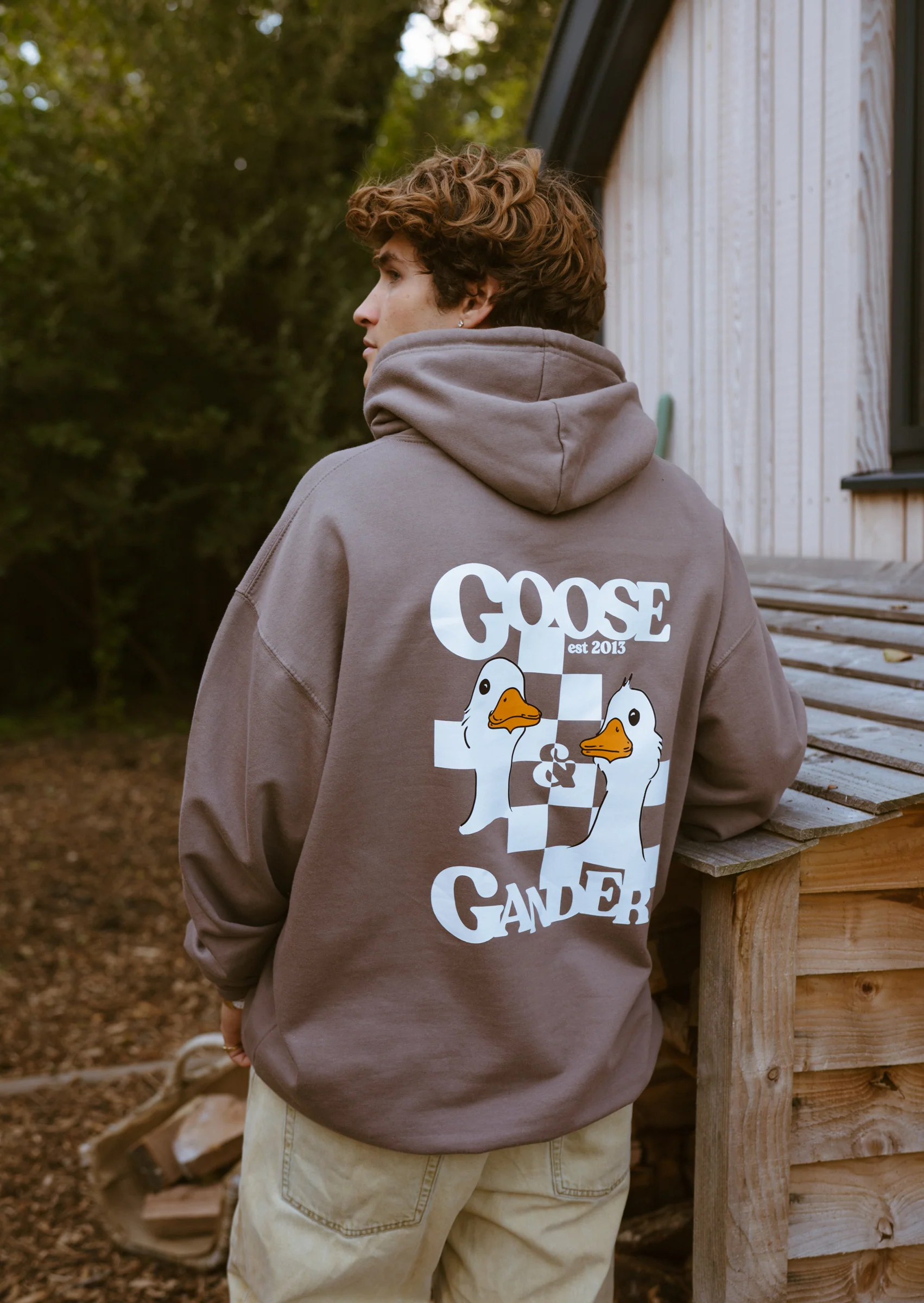 Goose Gambit Hoodie - Mocha - Image 16