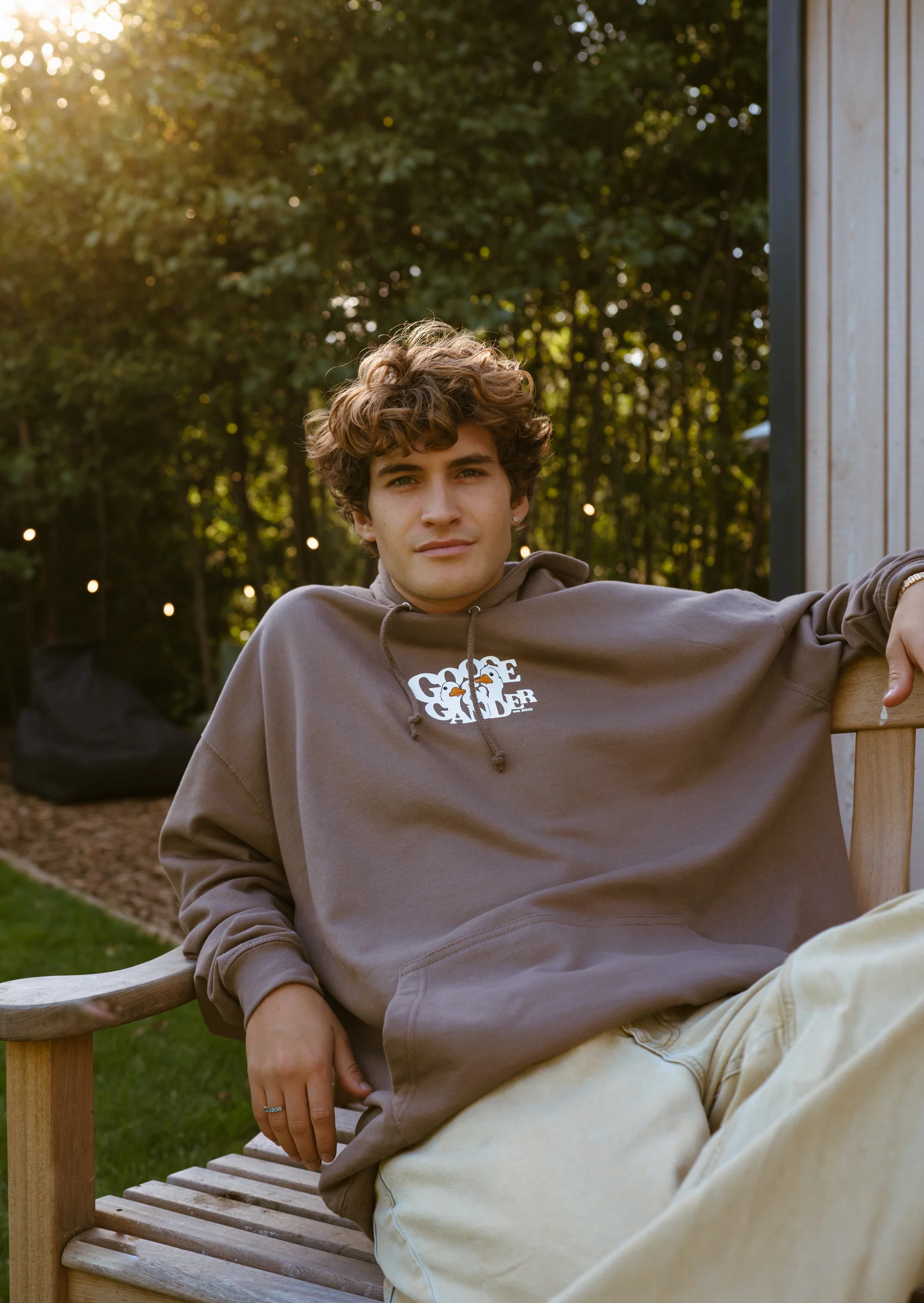 Goose Gambit Hoodie - Mocha - Image 2