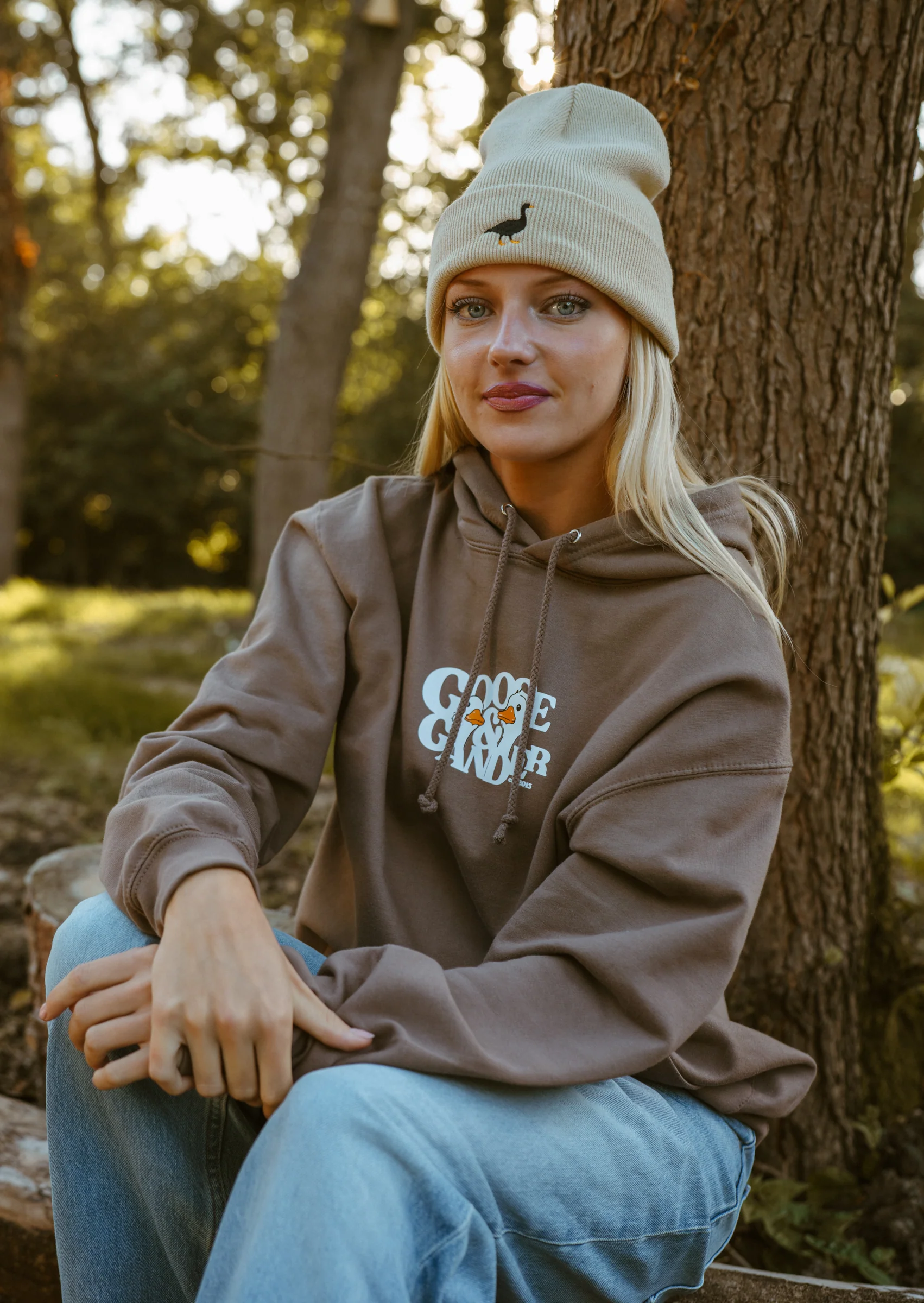 Goose Gambit Hoodie - Mocha - Image 4