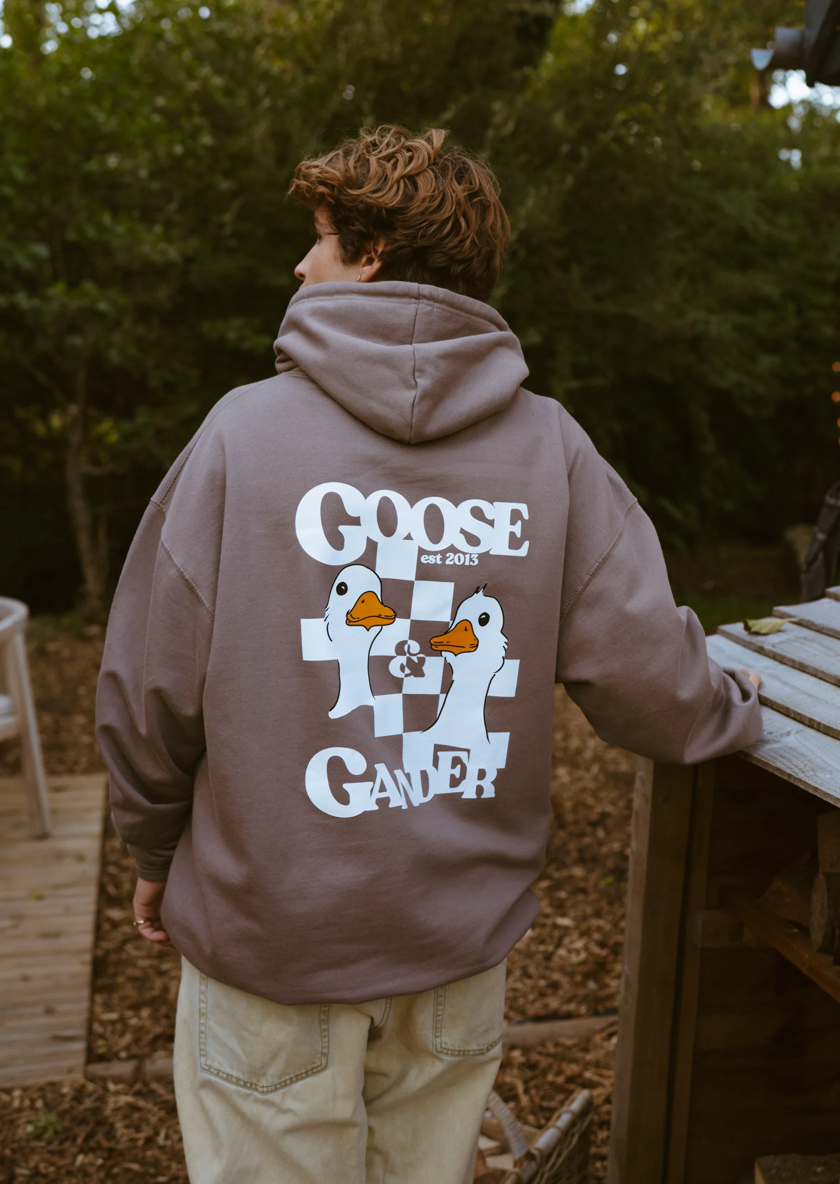 Goose Gambit Hoodie - Mocha - Image 5