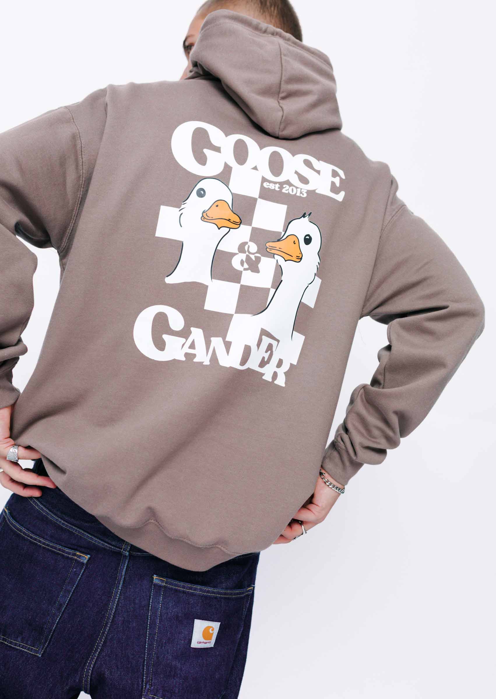 Goose Gambit Hoodie - Mocha - Image 6
