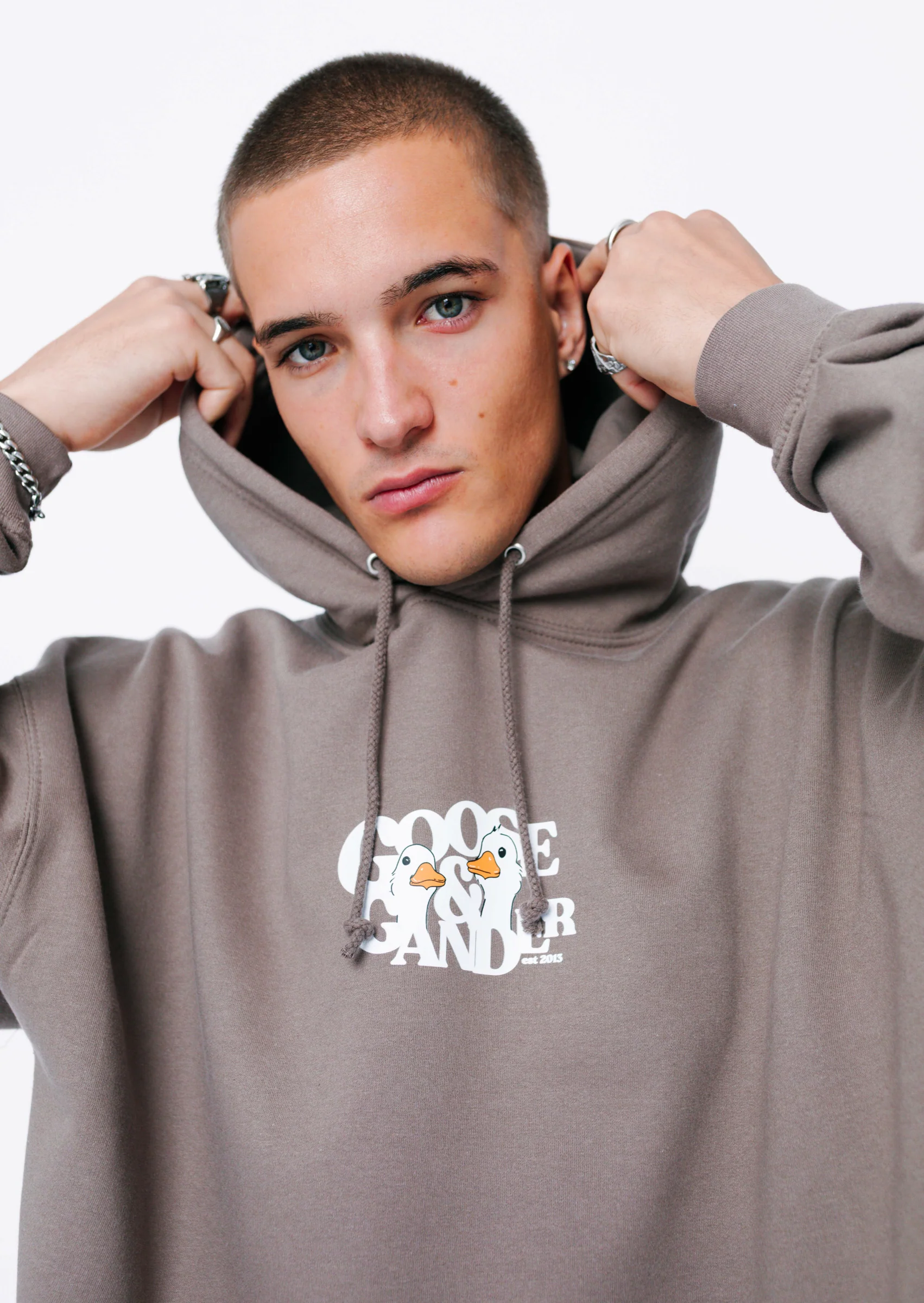 Goose Gambit Hoodie - Mocha - Image 7