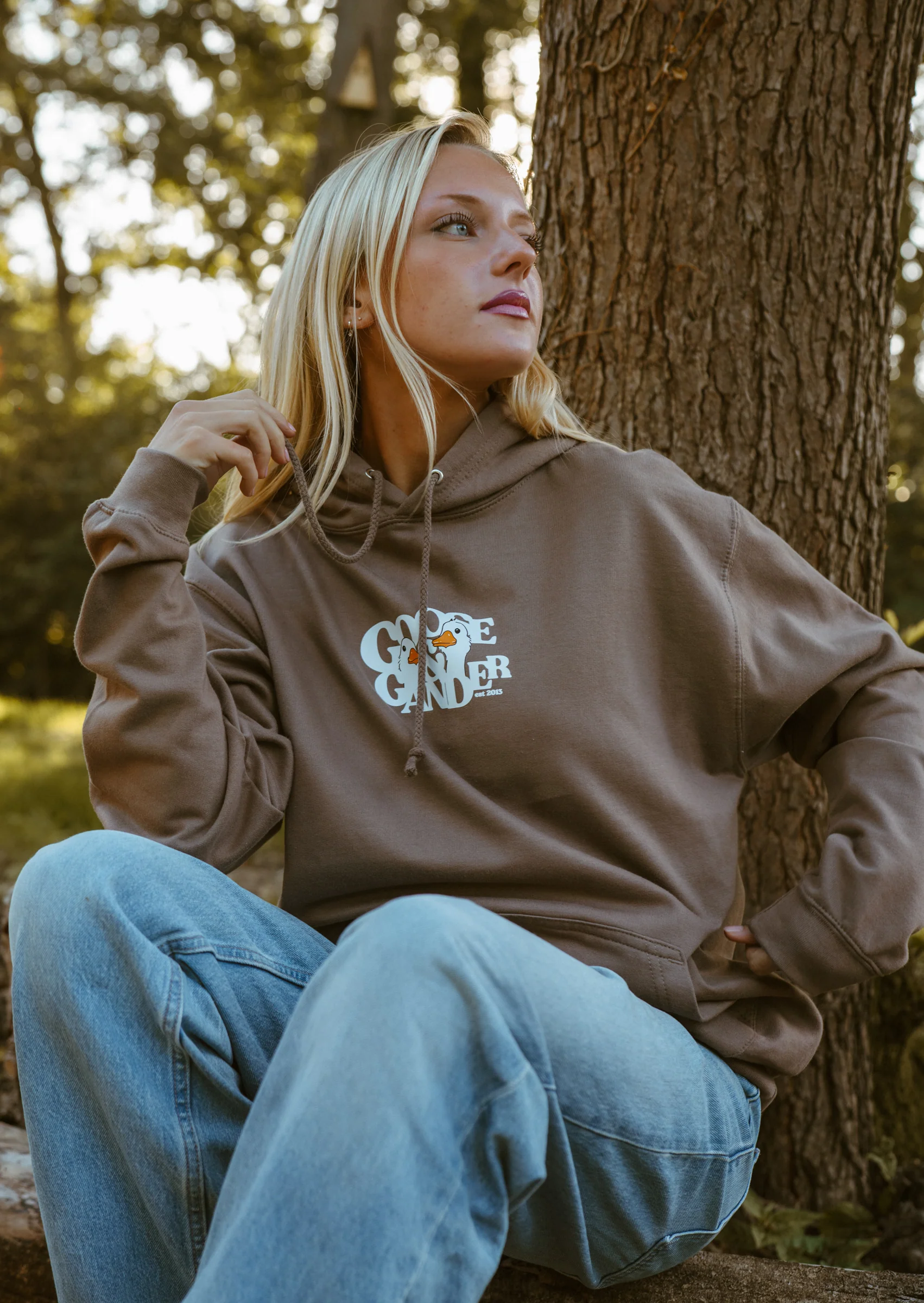 Goose Gambit Hoodie - Mocha - Image 9