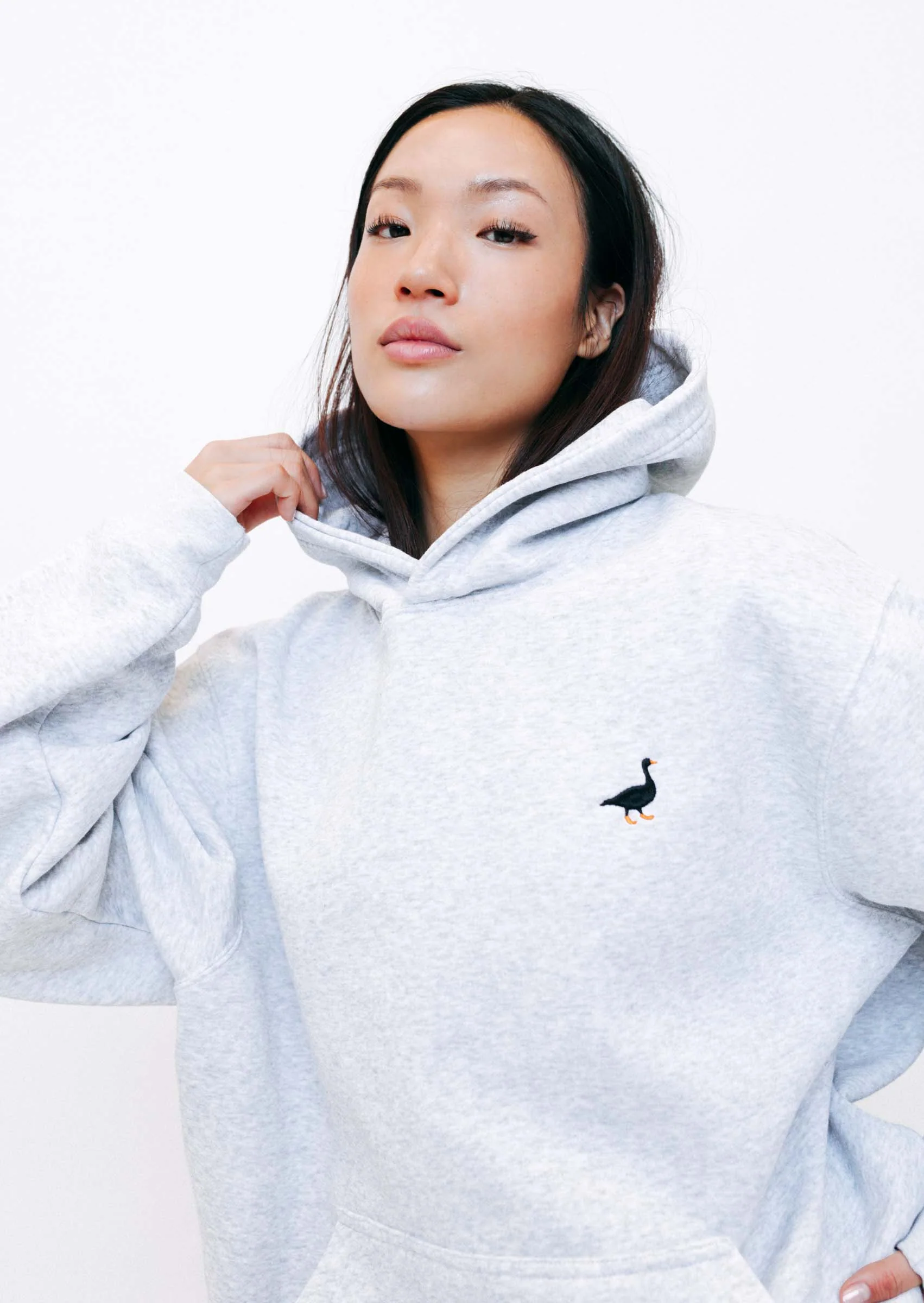 Goose Hood - Grey - Image 2
