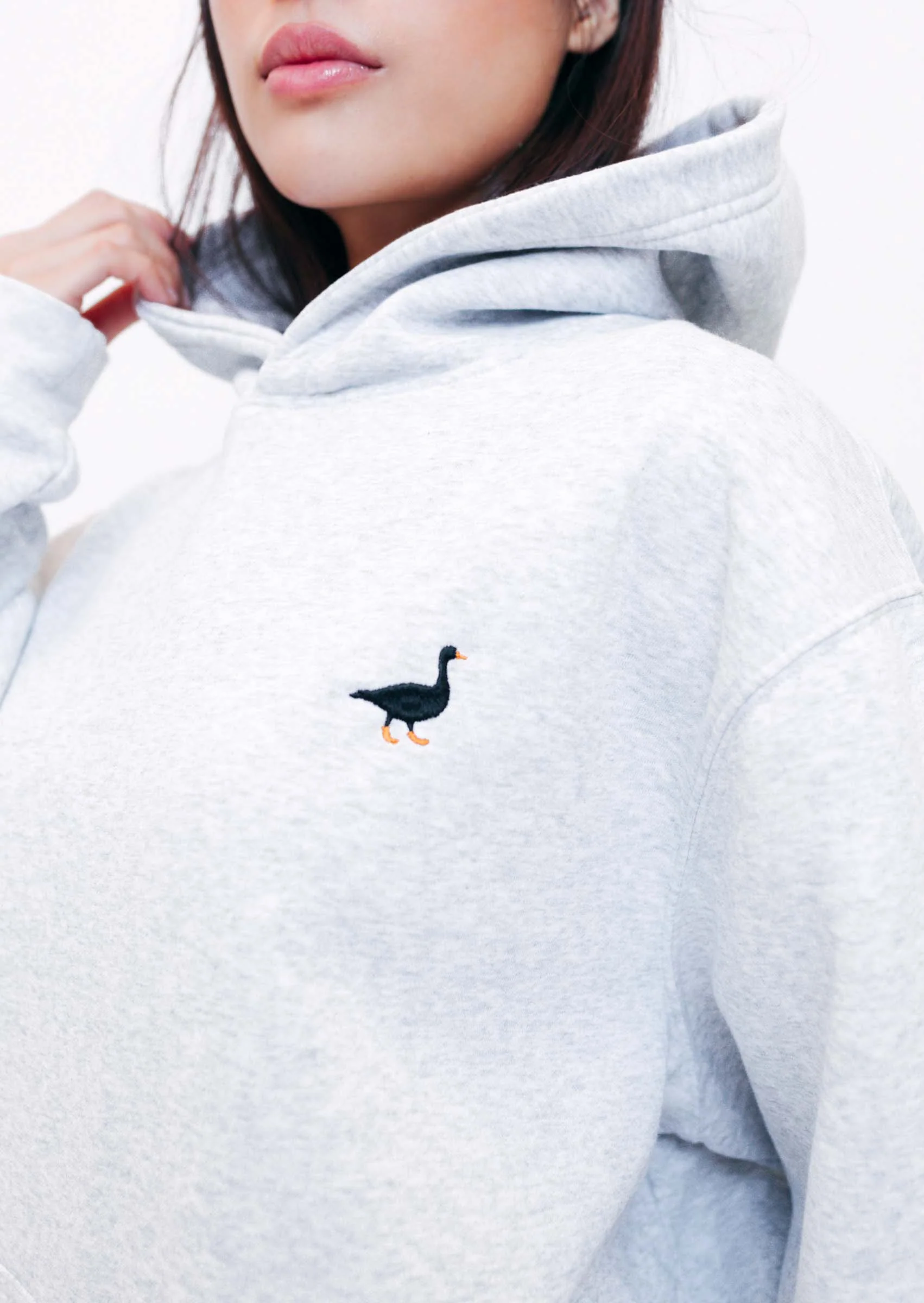 Goose Hood - Grey - Image 3