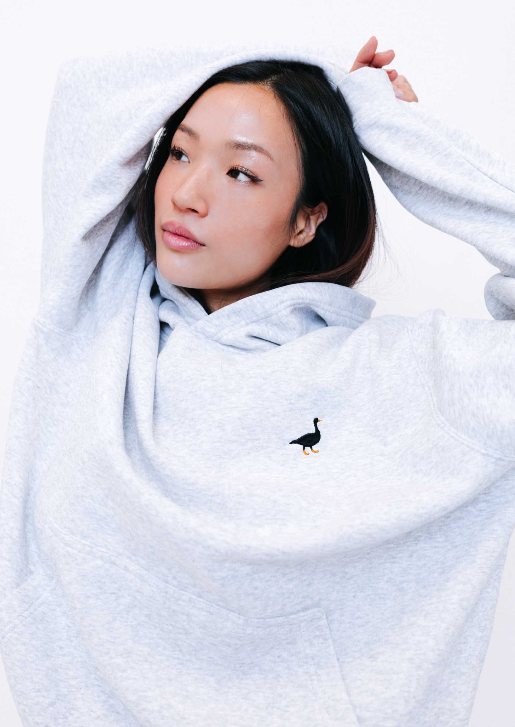 Goose Hood - Grey - Image 4