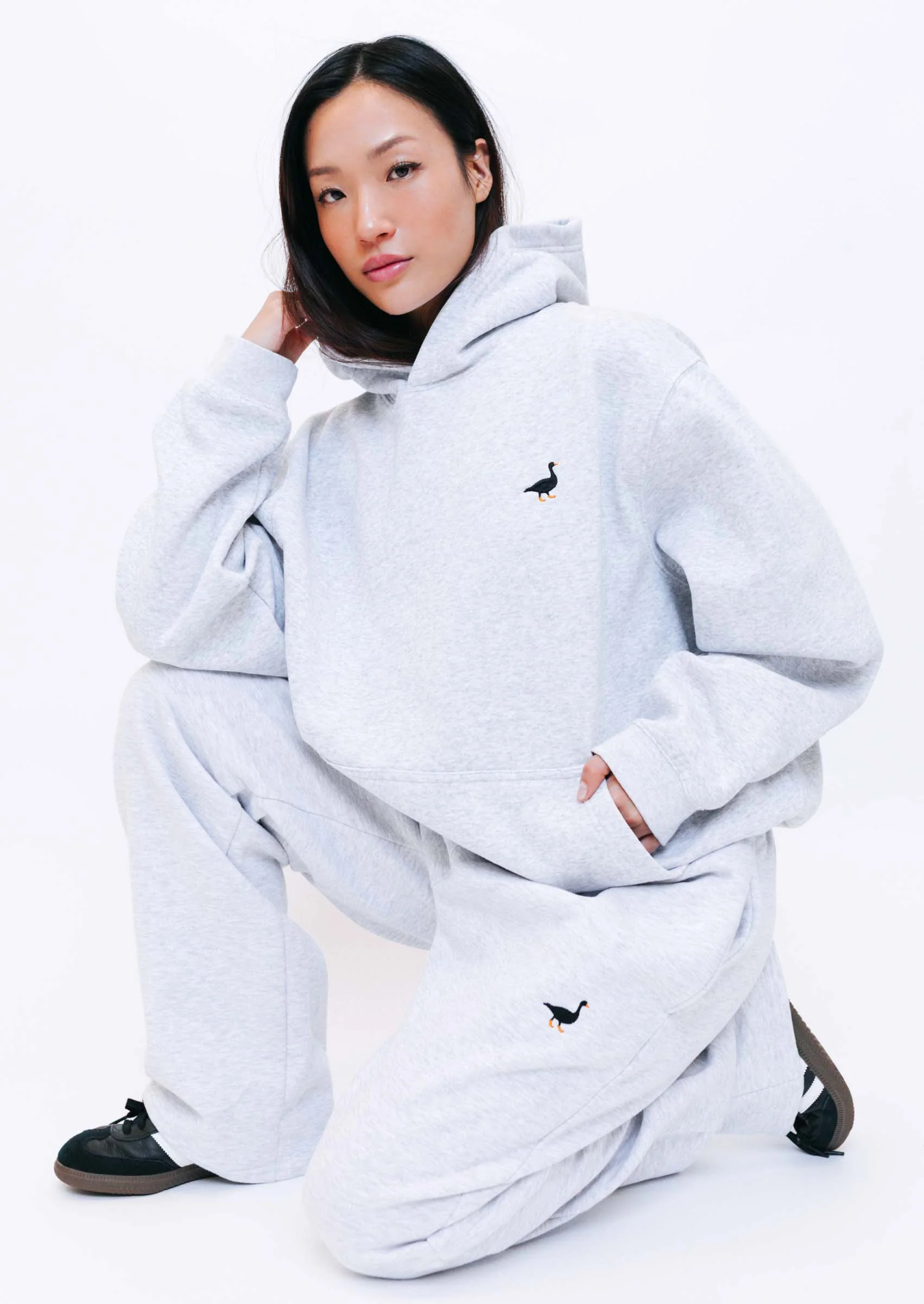Goose Hood - Grey - Image 6