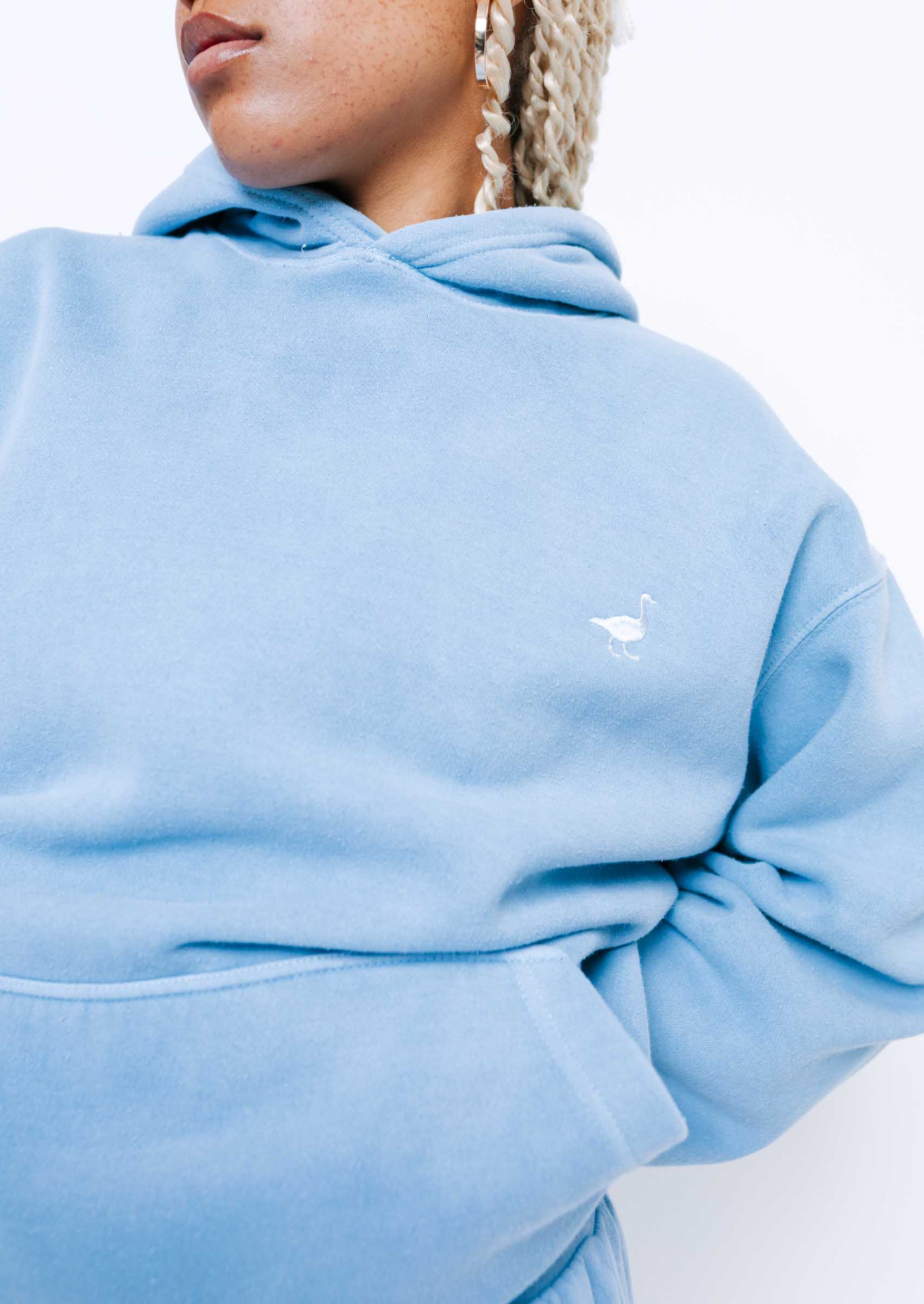 Goose Hoodie - Washed Blue - Image 5