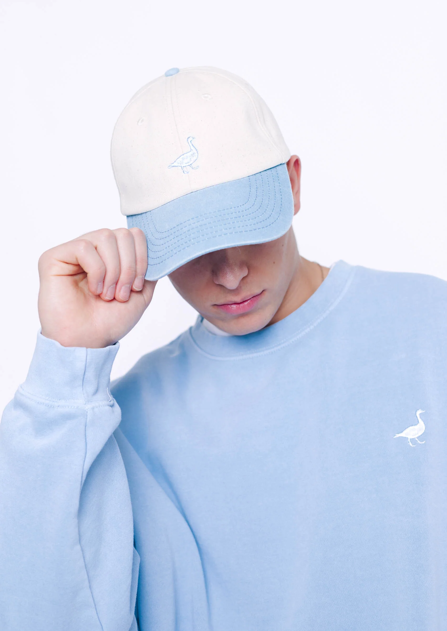 Goose Sweatshirt - Washed Blue - Image 10