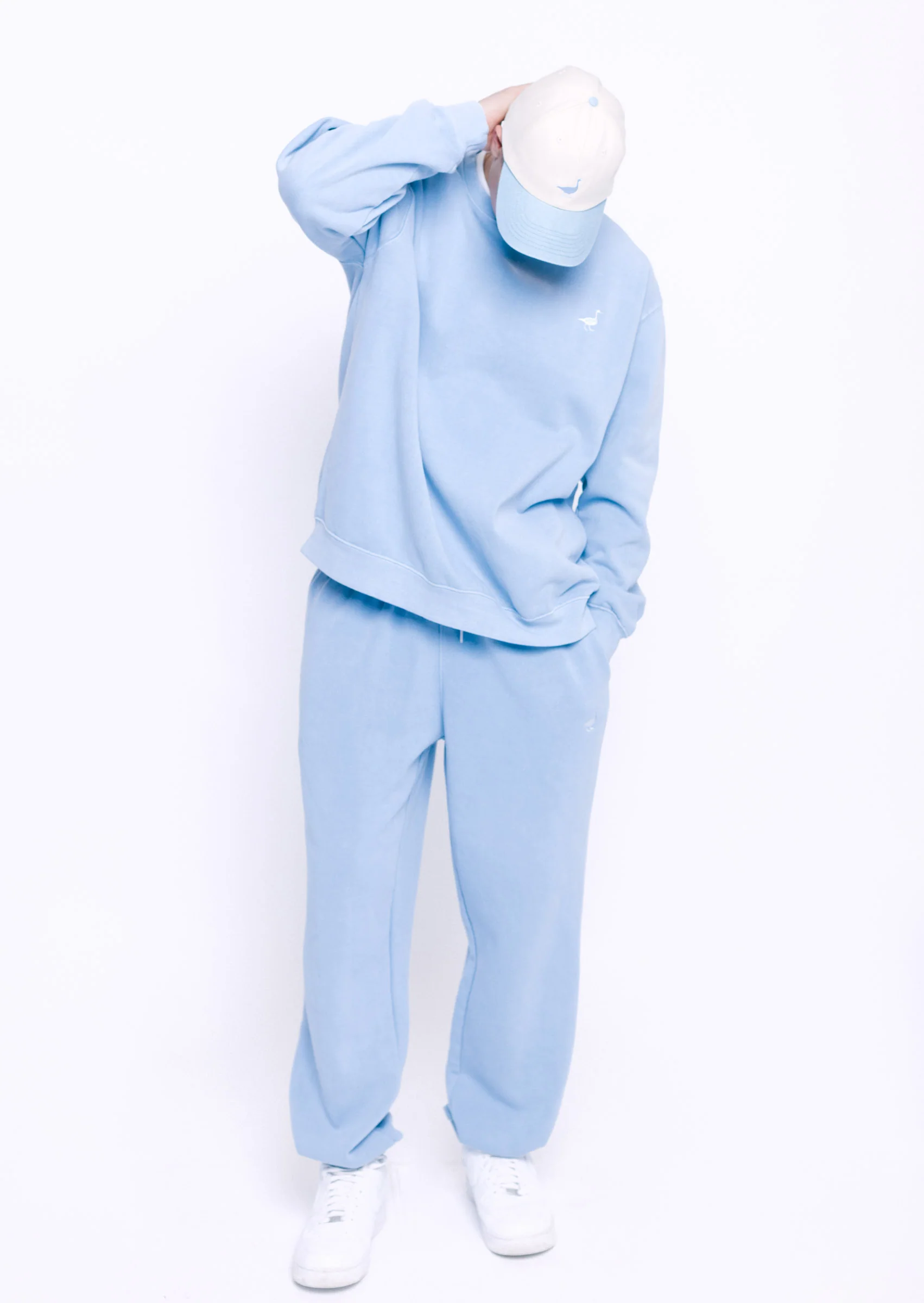 Goose Sweatshirt - Washed Blue - Image 15