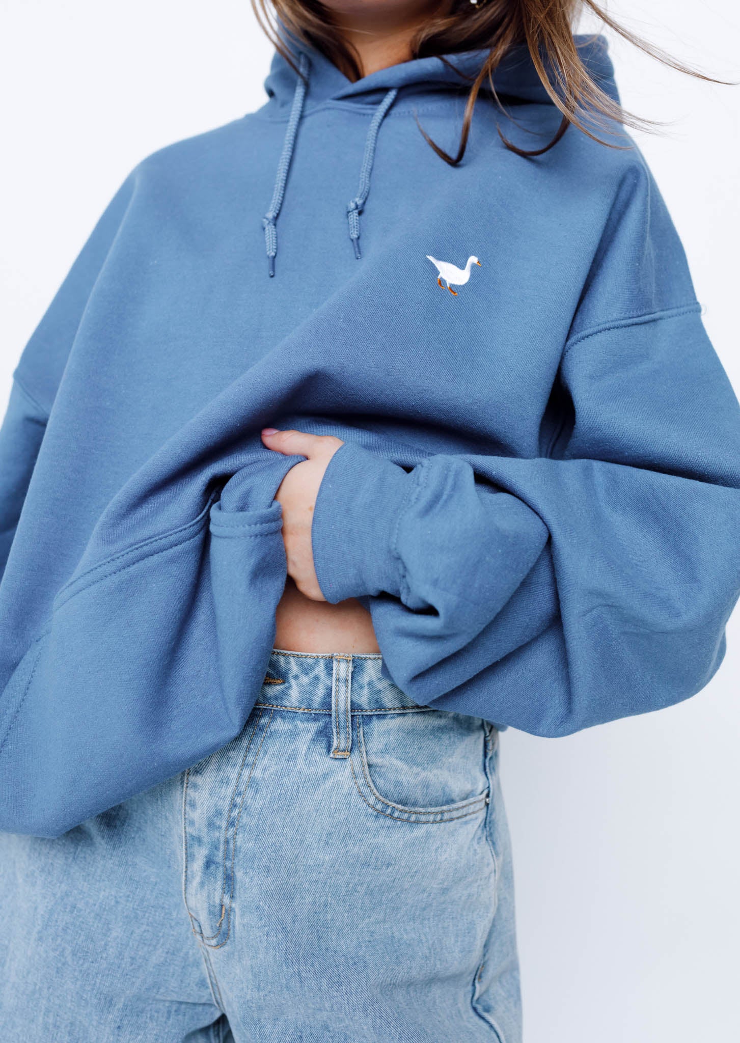 Goose Hood - Indigo Blue - Image 3