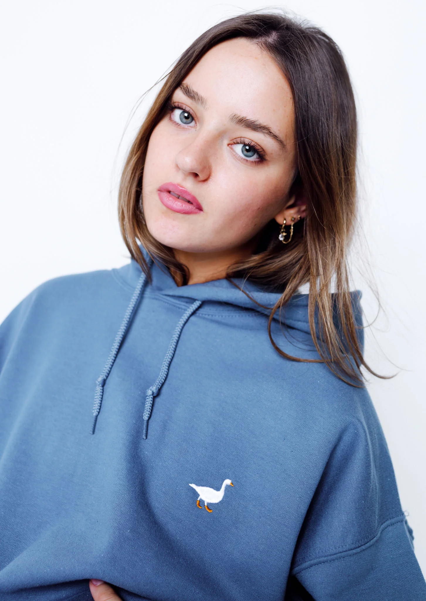 Goose Hood - Indigo Blue - Image 4