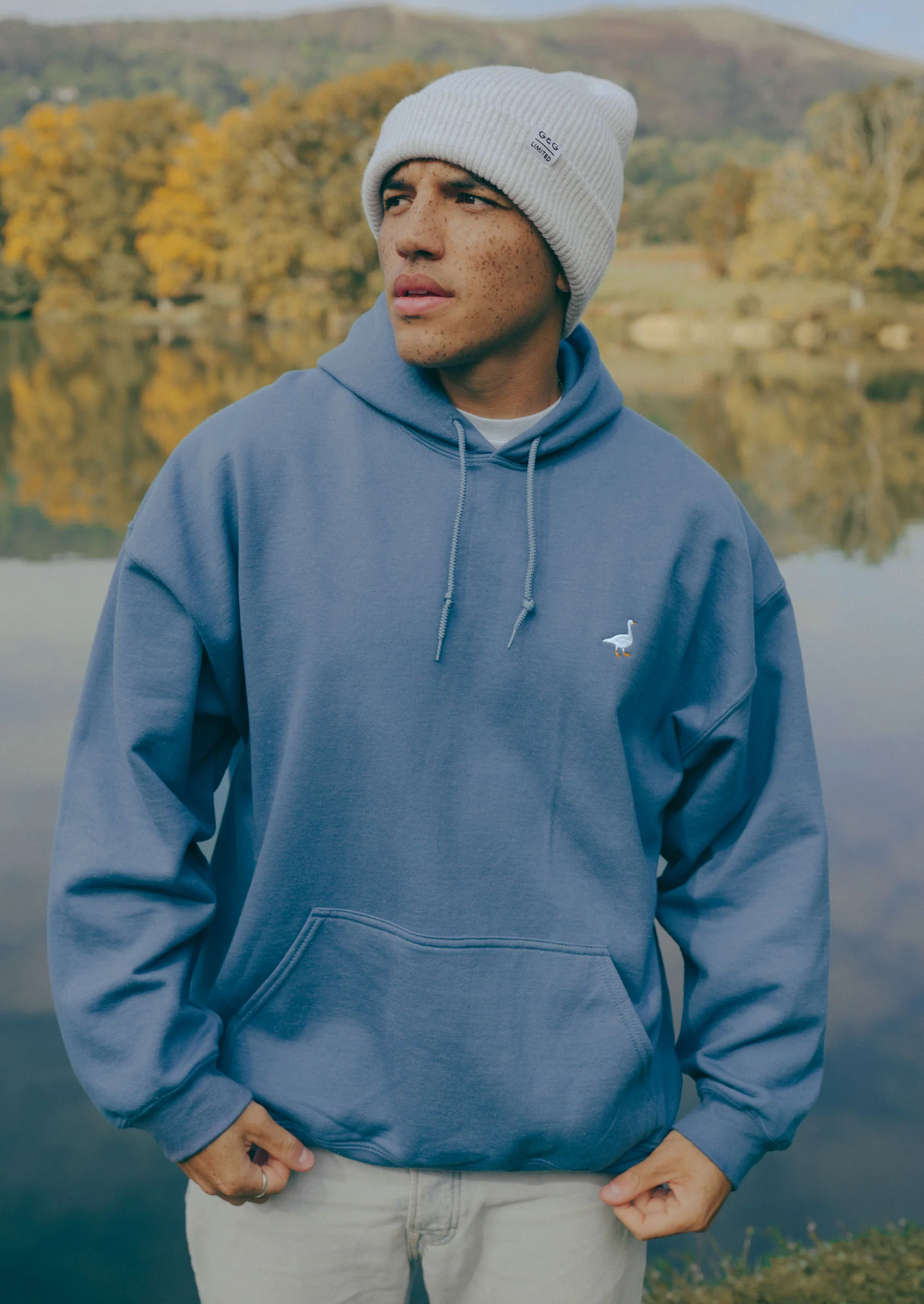 Goose Hood - Indigo Blue - Image 5