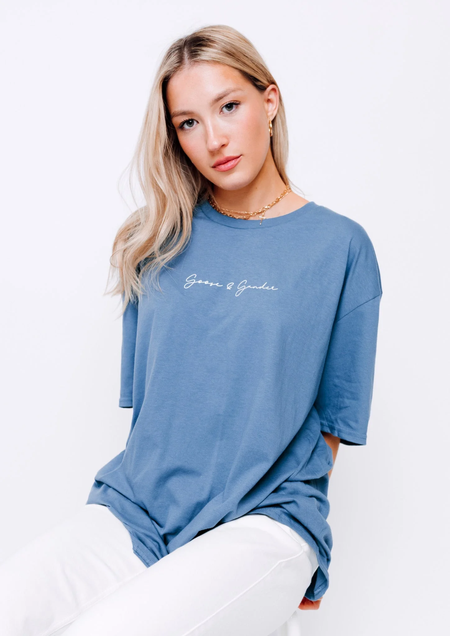 Signature Tee - Indigo Blue - Image 3