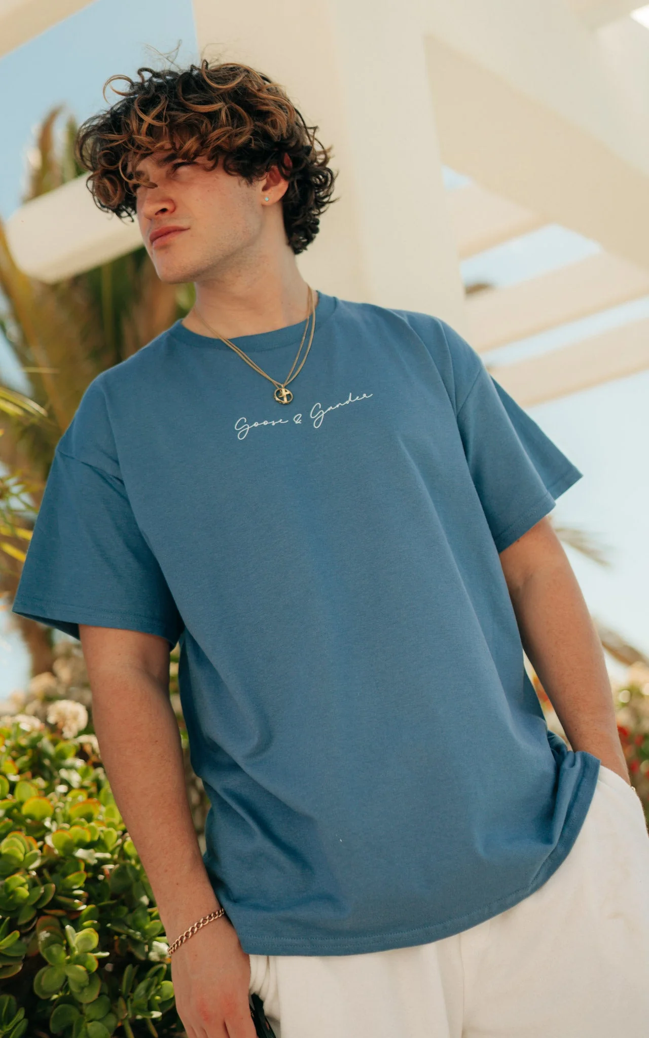 Signature Tee - Indigo Blue - Image 4