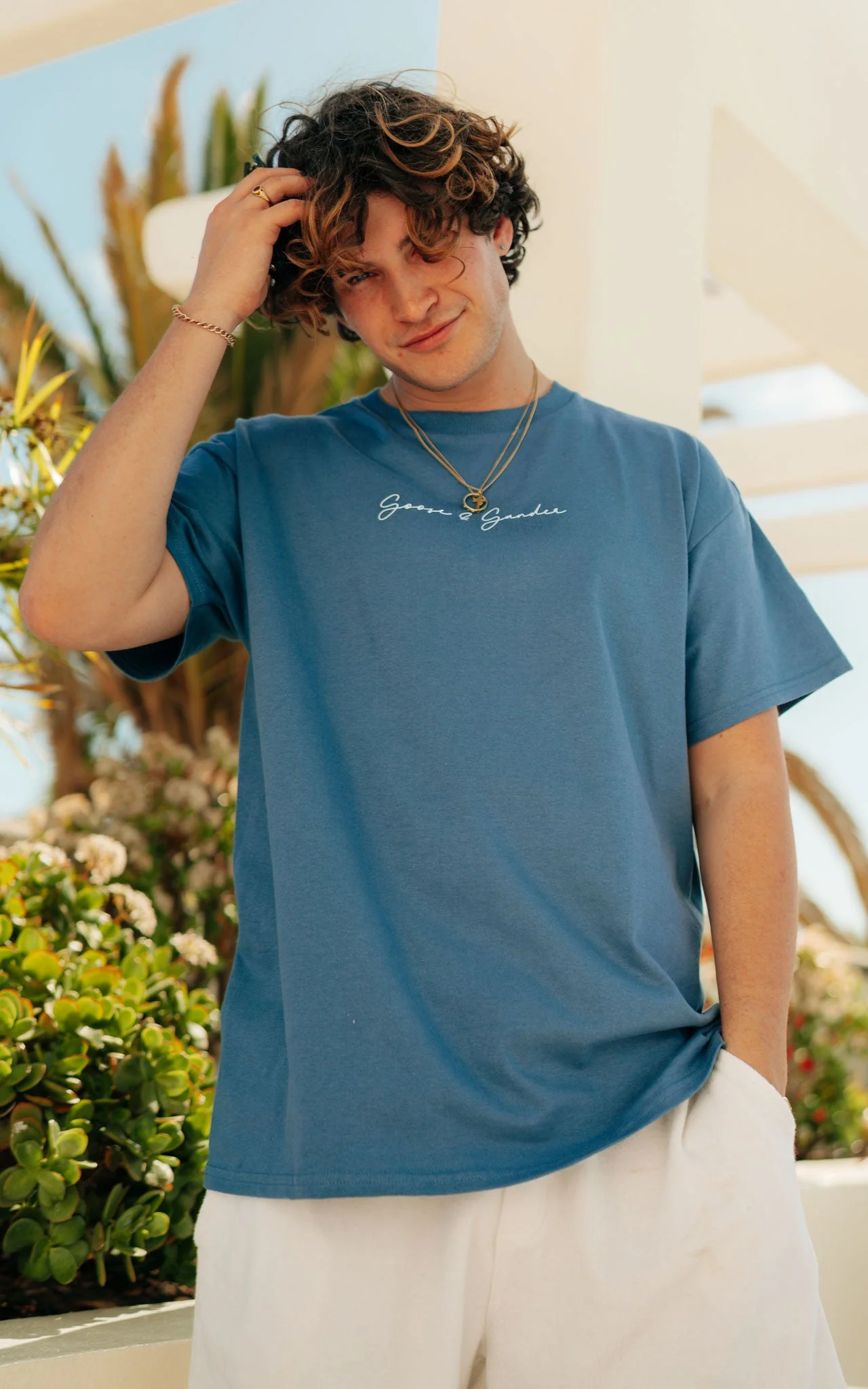 Signature Tee - Indigo Blue - Image 6