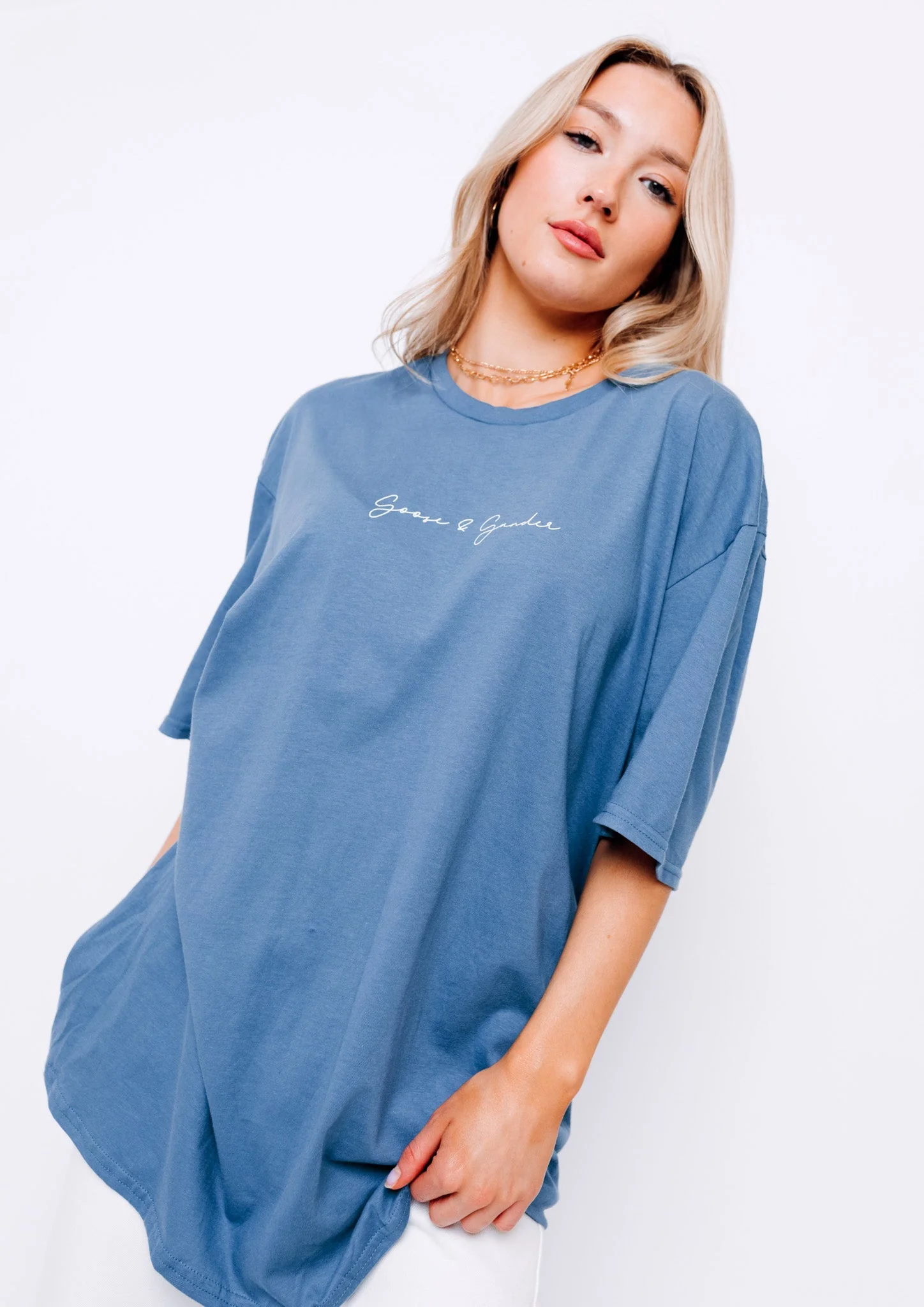 Signature Tee - Indigo Blue - Image 7