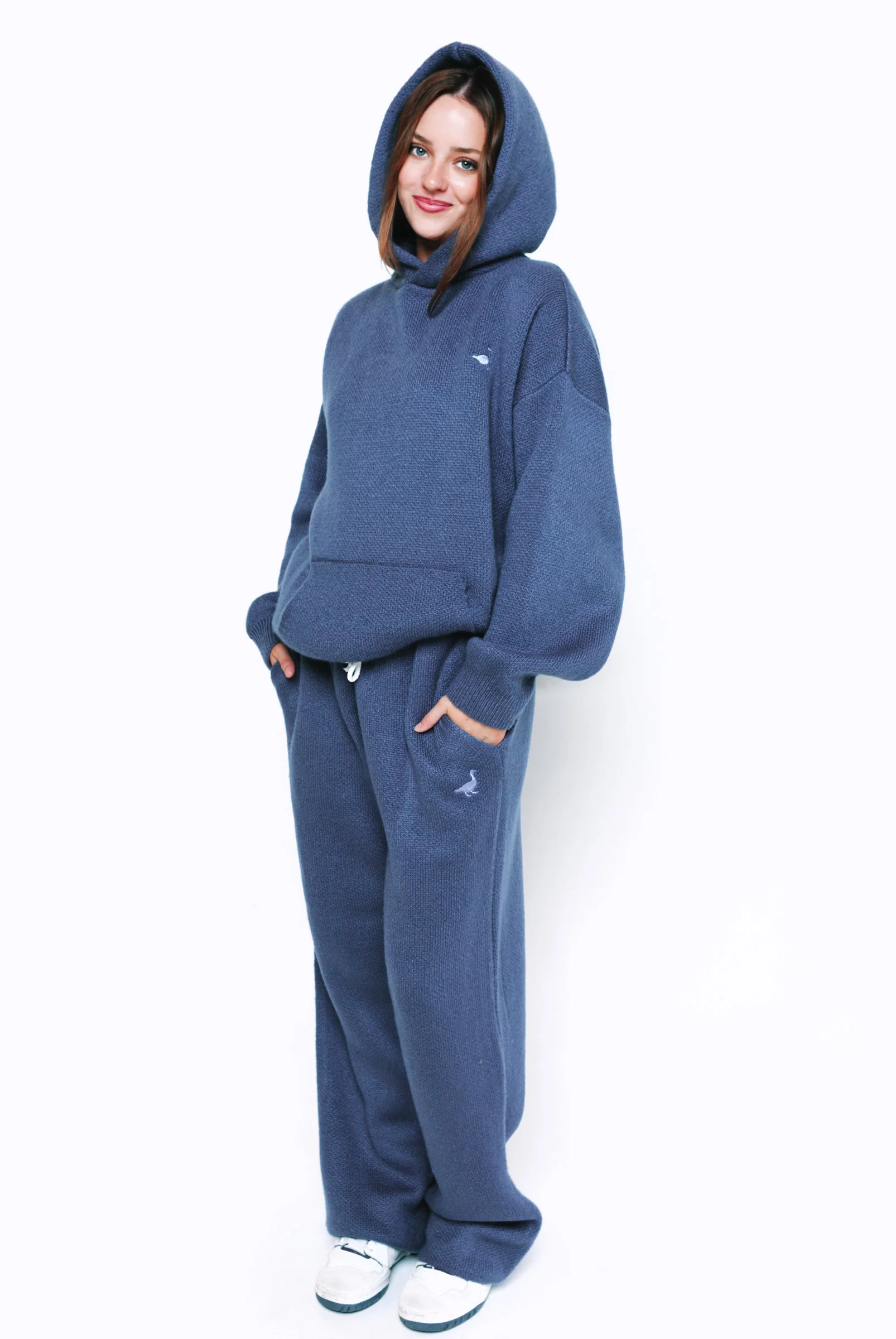 Knitted Bottoms - Denim Blue - Image 10
