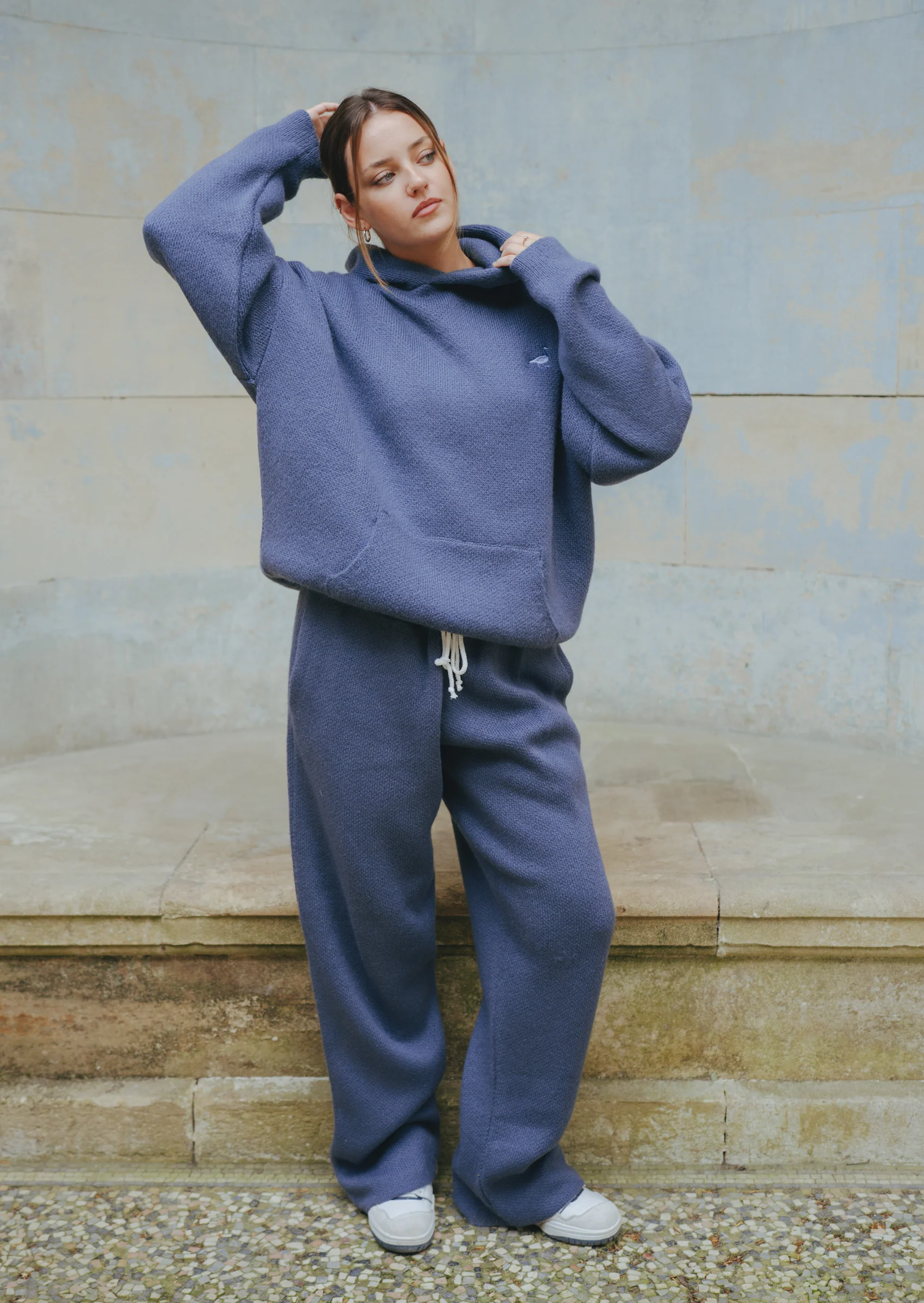 Knitted Bottoms - Denim Blue - Image 3