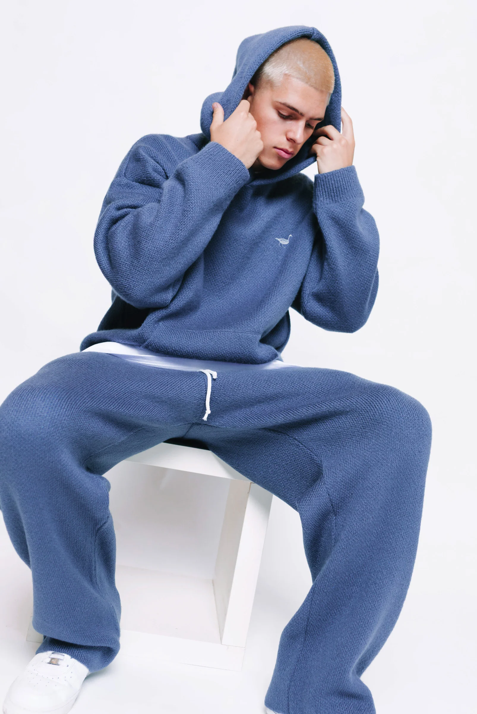 Knitted Bottoms - Denim Blue - Image 6