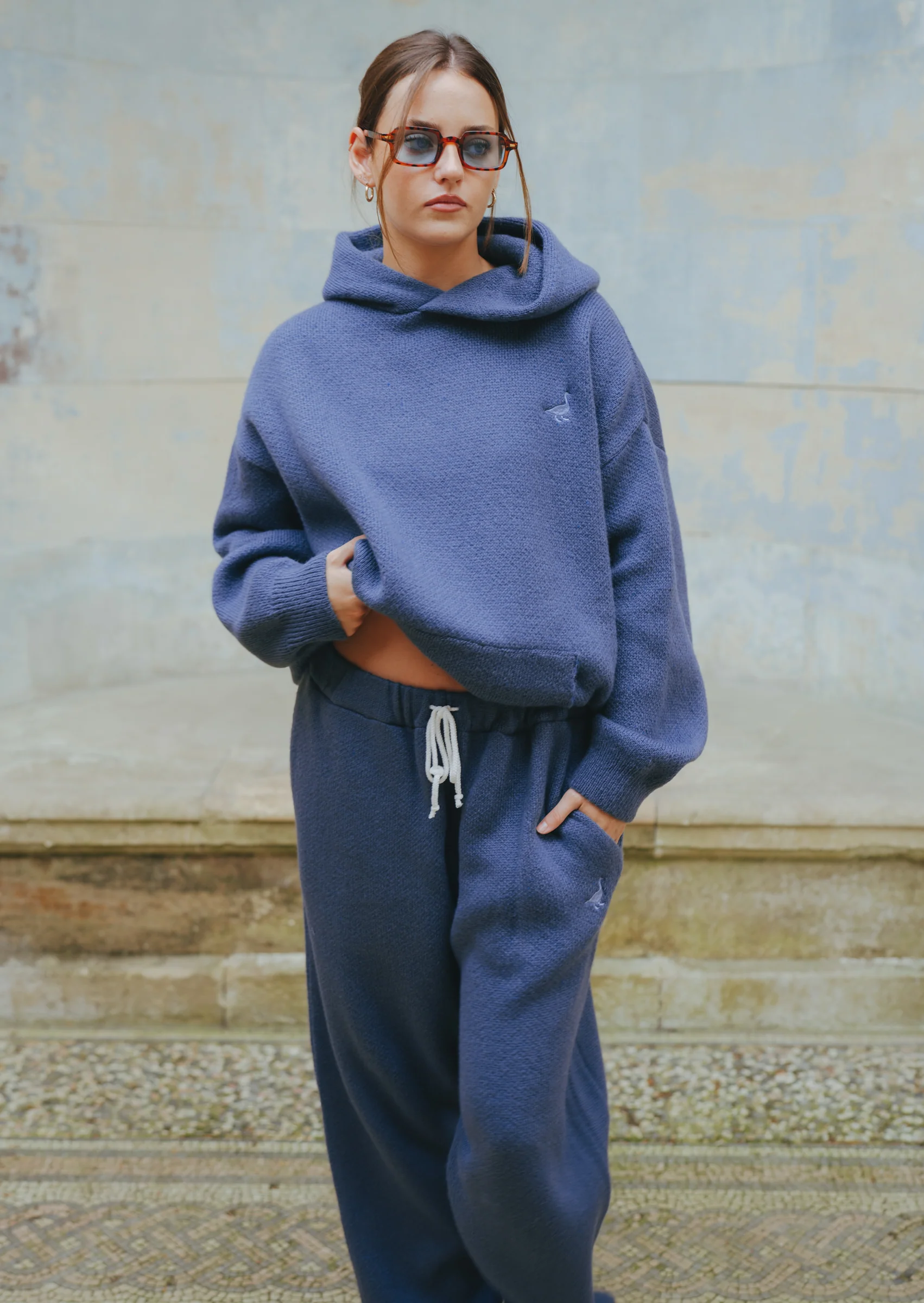 Knitted Bottoms - Denim Blue - Image 7